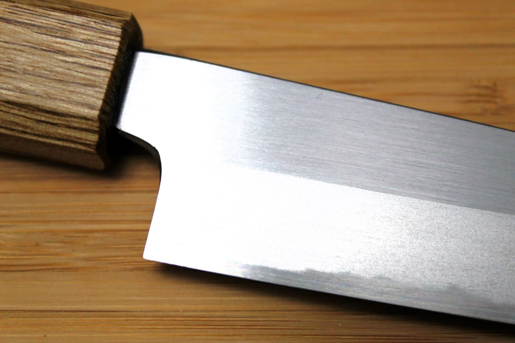 OUL Petty Shironiko / White Steel #2 150mm / 5.9" Oak Handle - Image 3