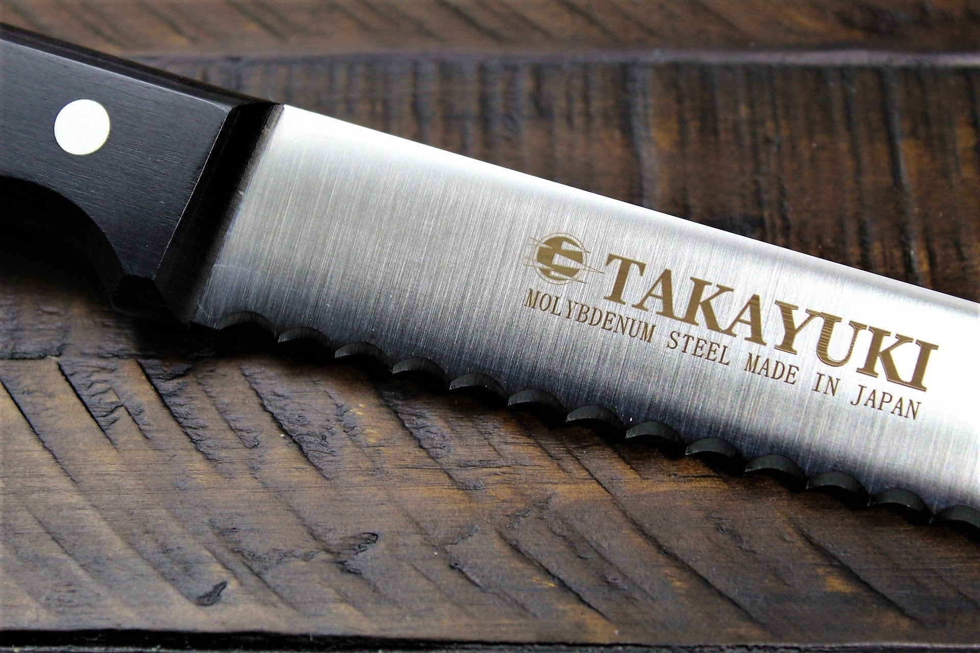 Sakai Takayuki Japanese Bread Knife 250mm (9.8") Black - Image 5