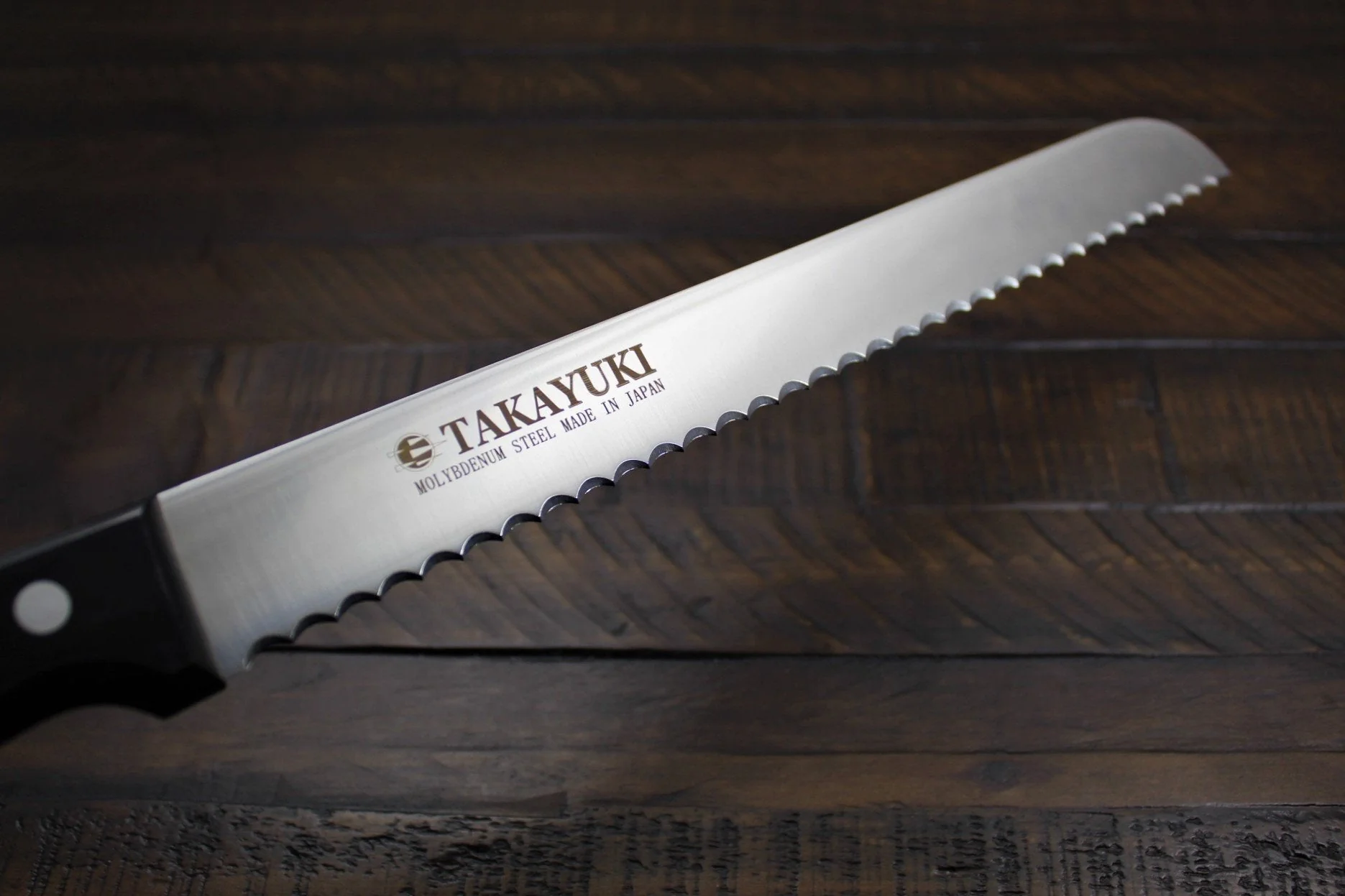 Sakai Takayuki Japanese Bread Knife 250mm (9.8") Black - Image 6