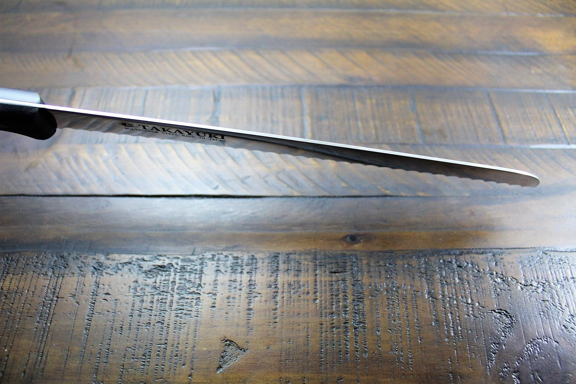 Sakai Takayuki Japanese Bread Knife 250mm (9.8") Black - Image 9
