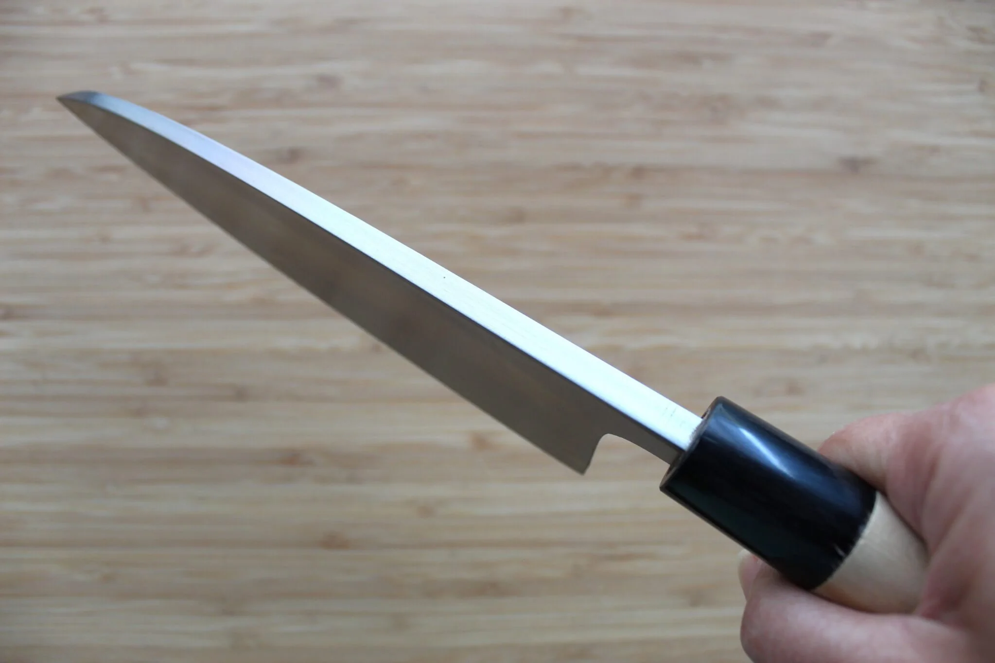Sakai Takayuki Custom Sakura Decorative Deba Knife White Steel 180mm - Image 10
