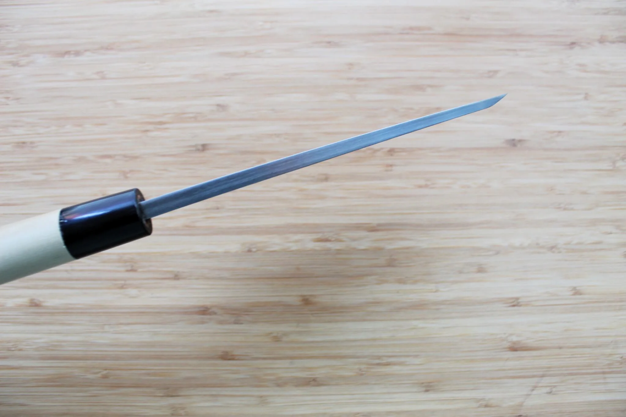 Sakai Takayuki Custom Sakura Decorative Deba Knife White Steel 180mm - Image 6
