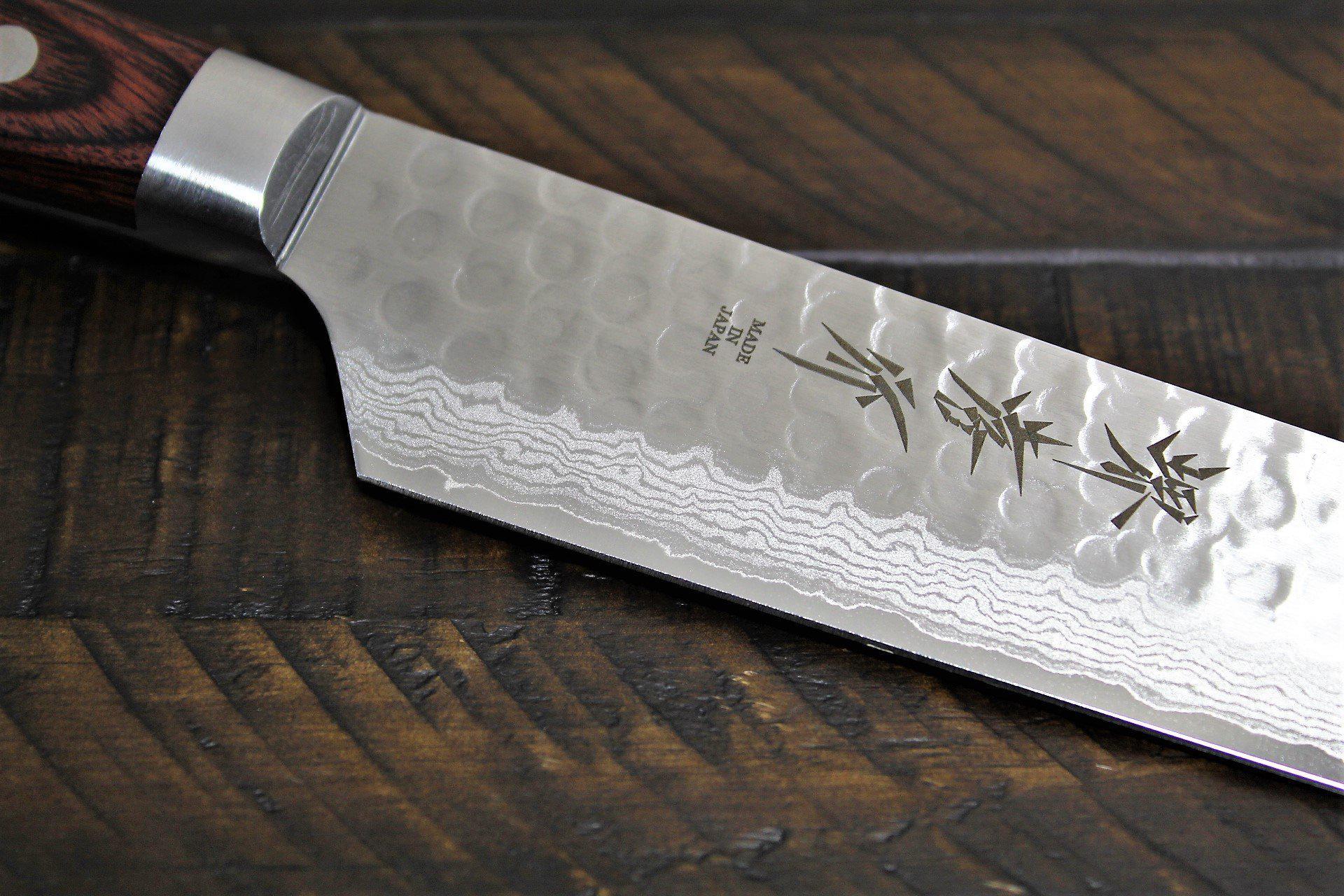 Sakai Takayuki Kiritsuke Yanagiba Slicer Knife 300 mm (11.8") Damascus 17 Layer - Image 3