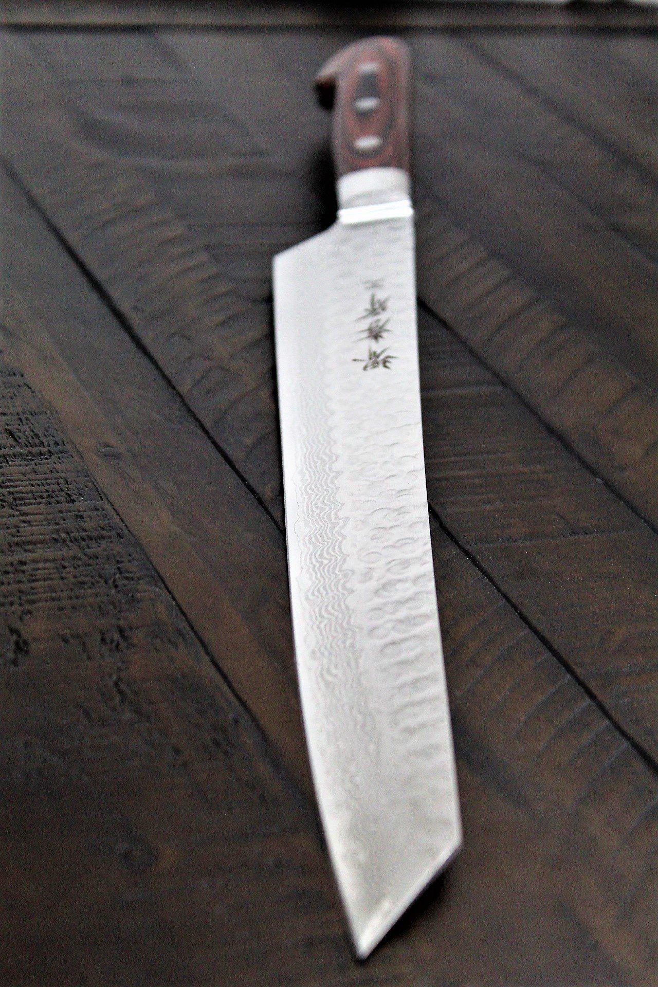 Sakai Takayuki Kiritsuke Yanagiba Slicer Knife 300 mm (11.8") Damascus 17 Layer - Image 6