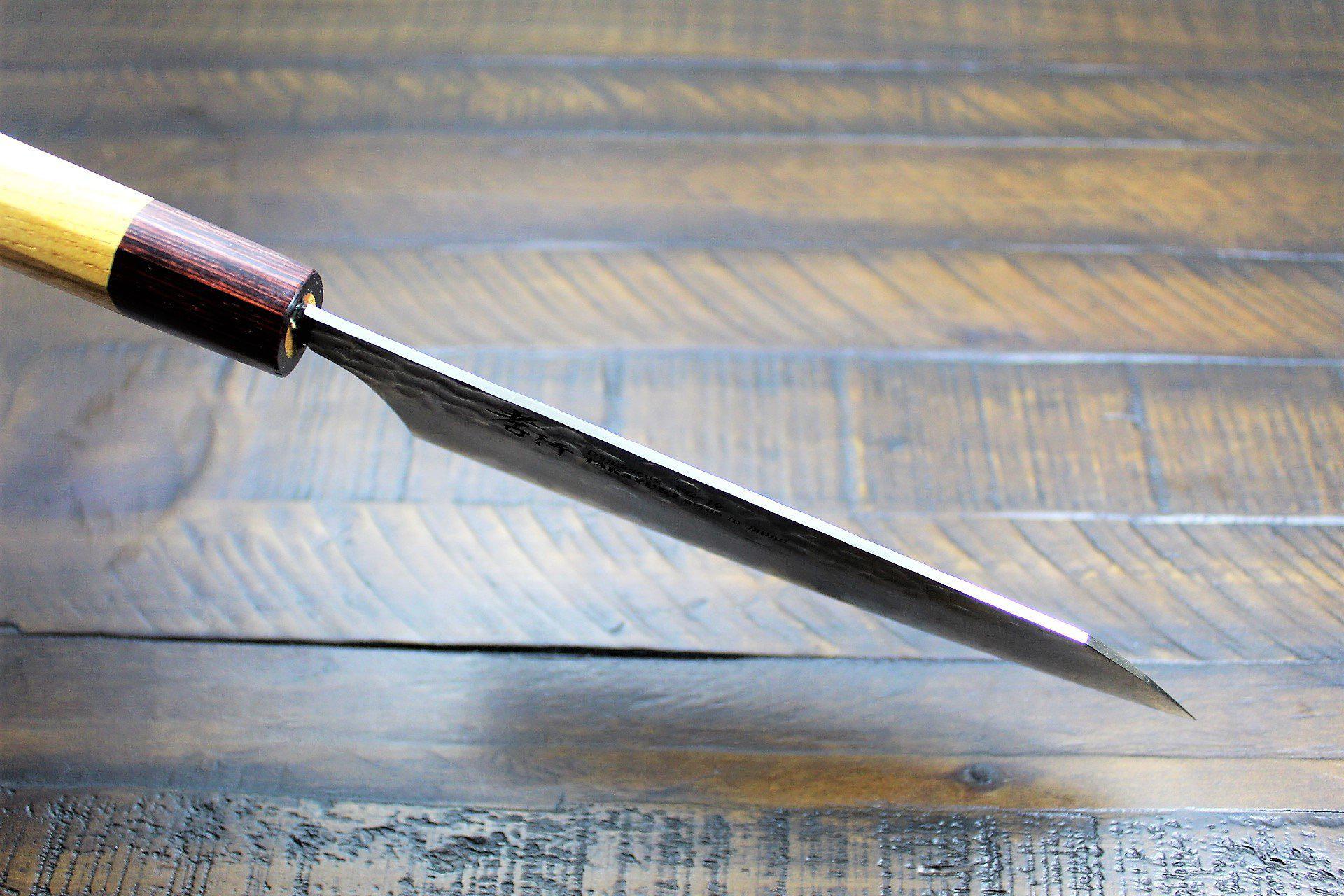 Sakai Takayuki Kengata Santoku Knife 160mm (6.3") Damascus 33 Layer Japanese Handle - Image 10