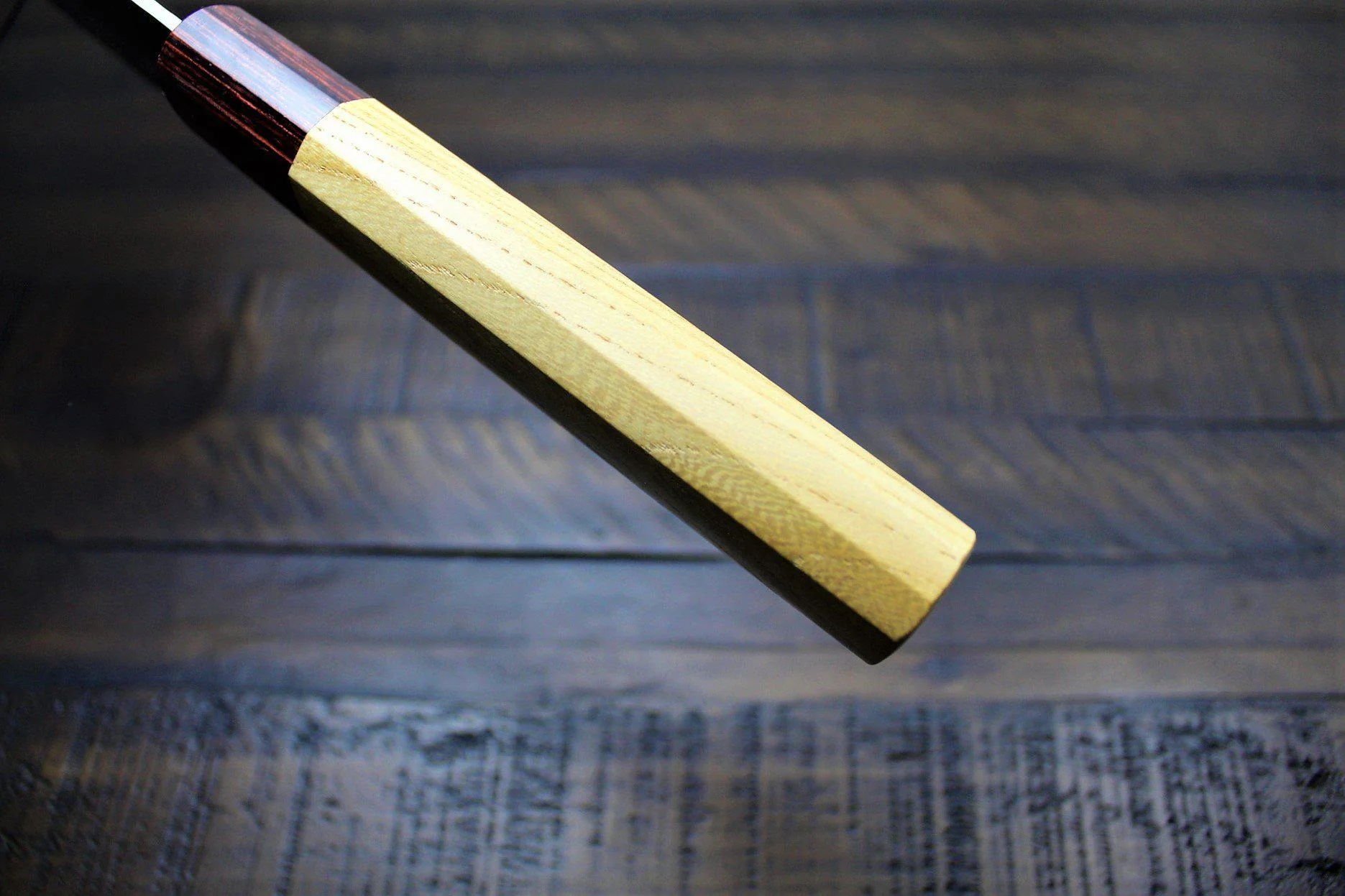 Sakai Takayuki Kengata Santoku Knife 160mm (6.3") Damascus 33 Layer Japanese Handle - Image 8