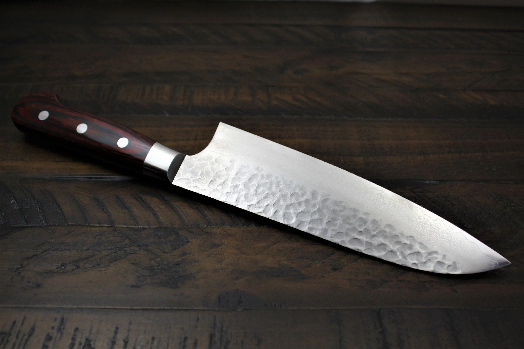 Sakai Takayuki Santoku Knife 180mm (7.1") Damascus 33 Layer - Image 6
