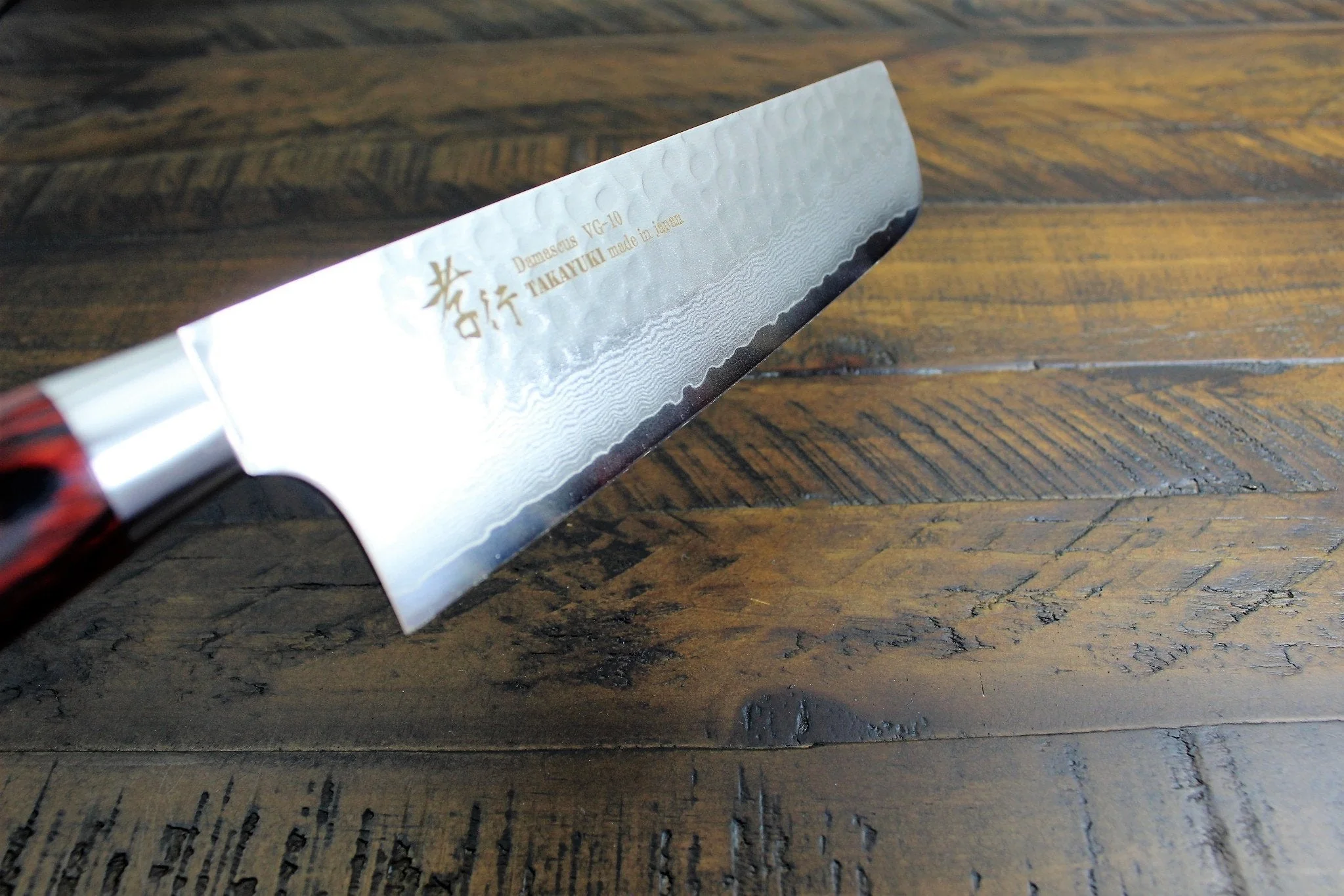 Sakai Takayuki 33 Layer Damascus Nakiri Knife 160mm (6.3") - Image 7