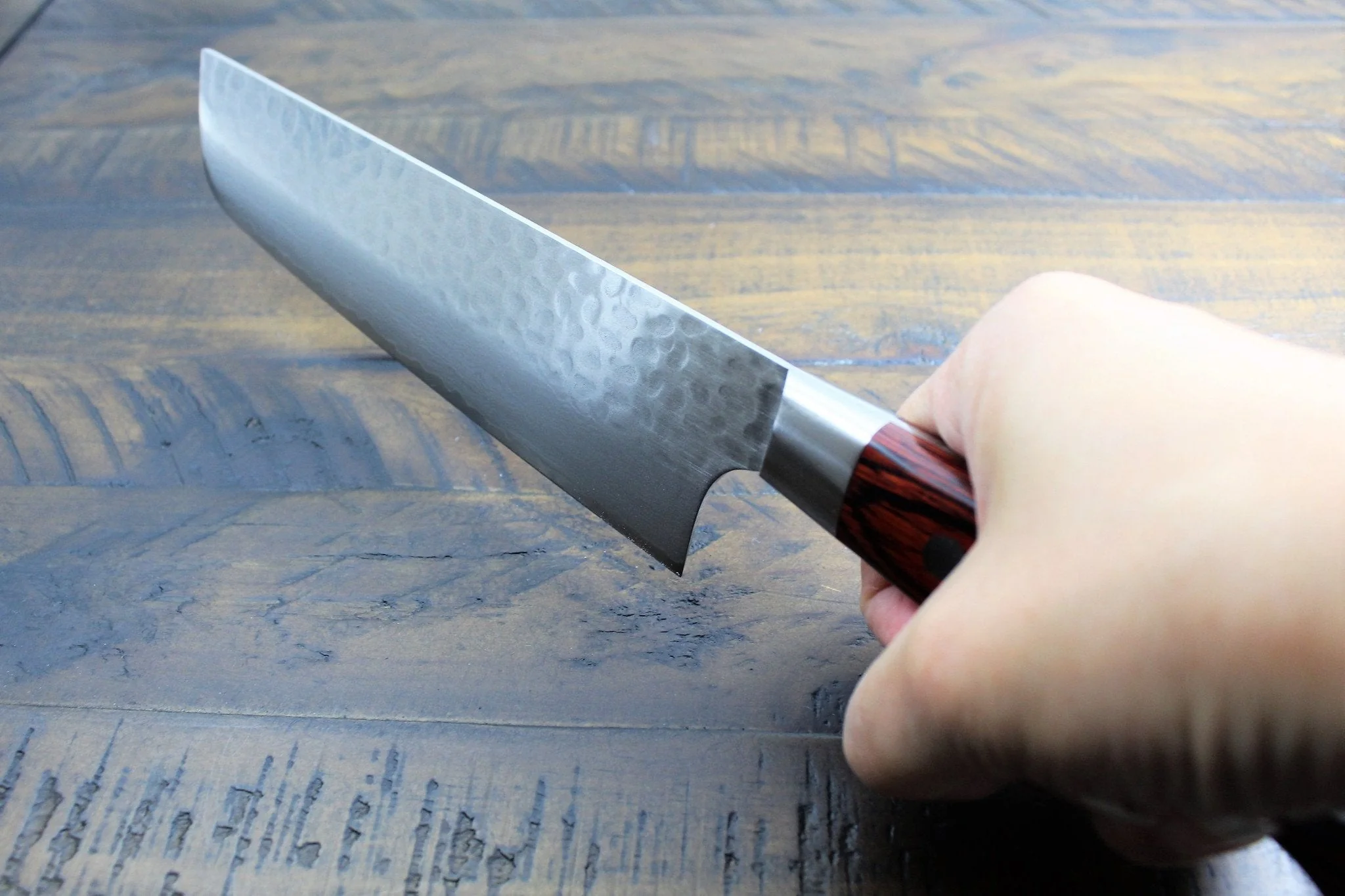 Sakai Takayuki 33 Layer Damascus Nakiri Knife 160mm (6.3") - Image 9
