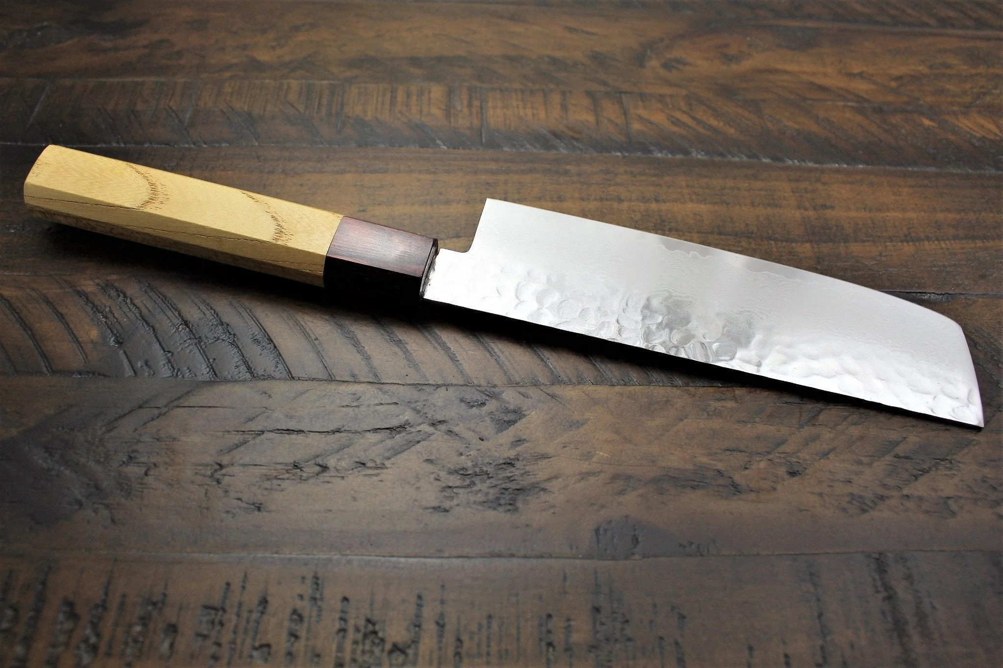 Sakai Takayuki 33 Layer Damascus Nakiri Knife 160mm (6.3") Japanese Handle - Image 6