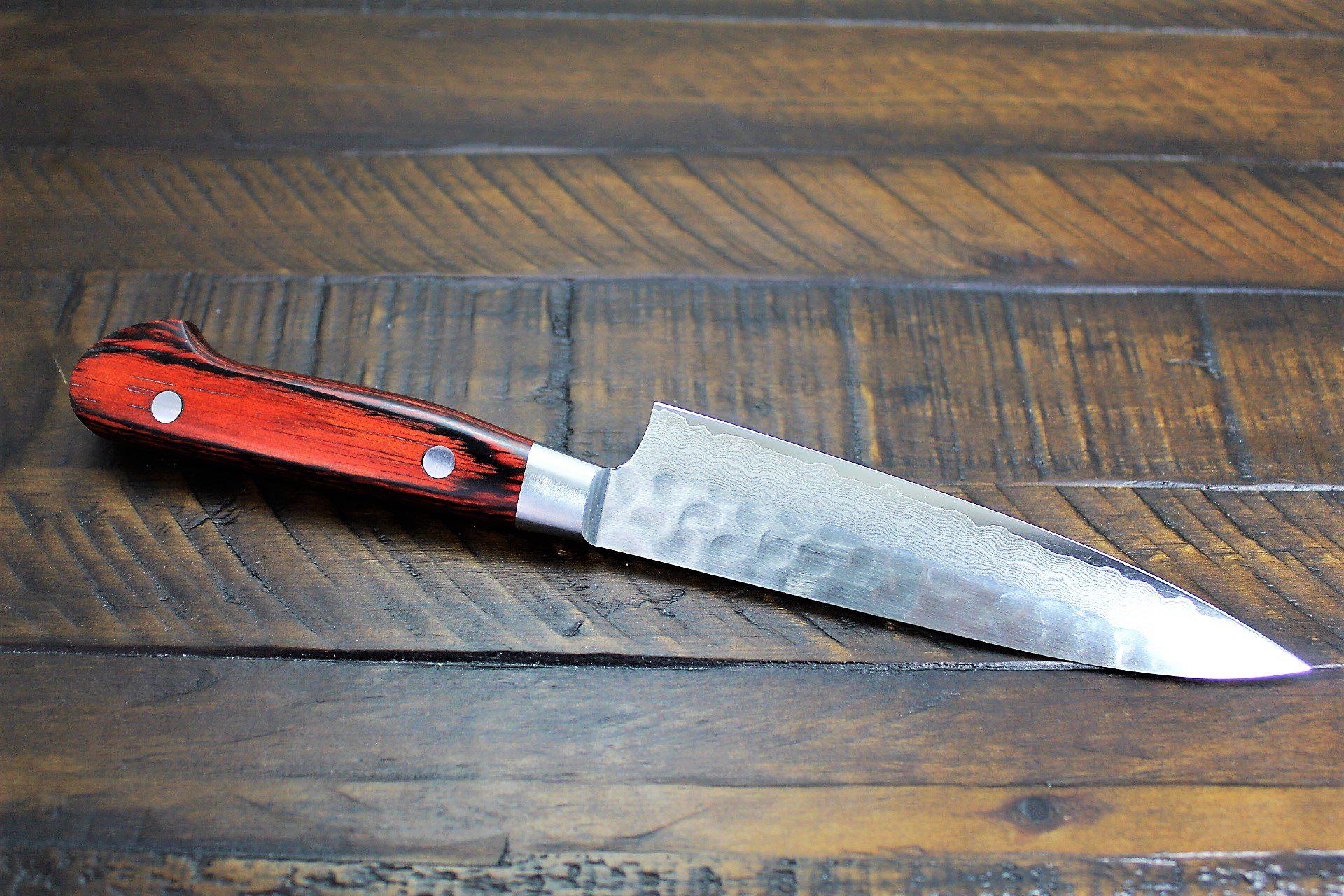 Sakai Takayuki Petty Knife 120mm (4.7") Damascus 33 Layer - Image 5
