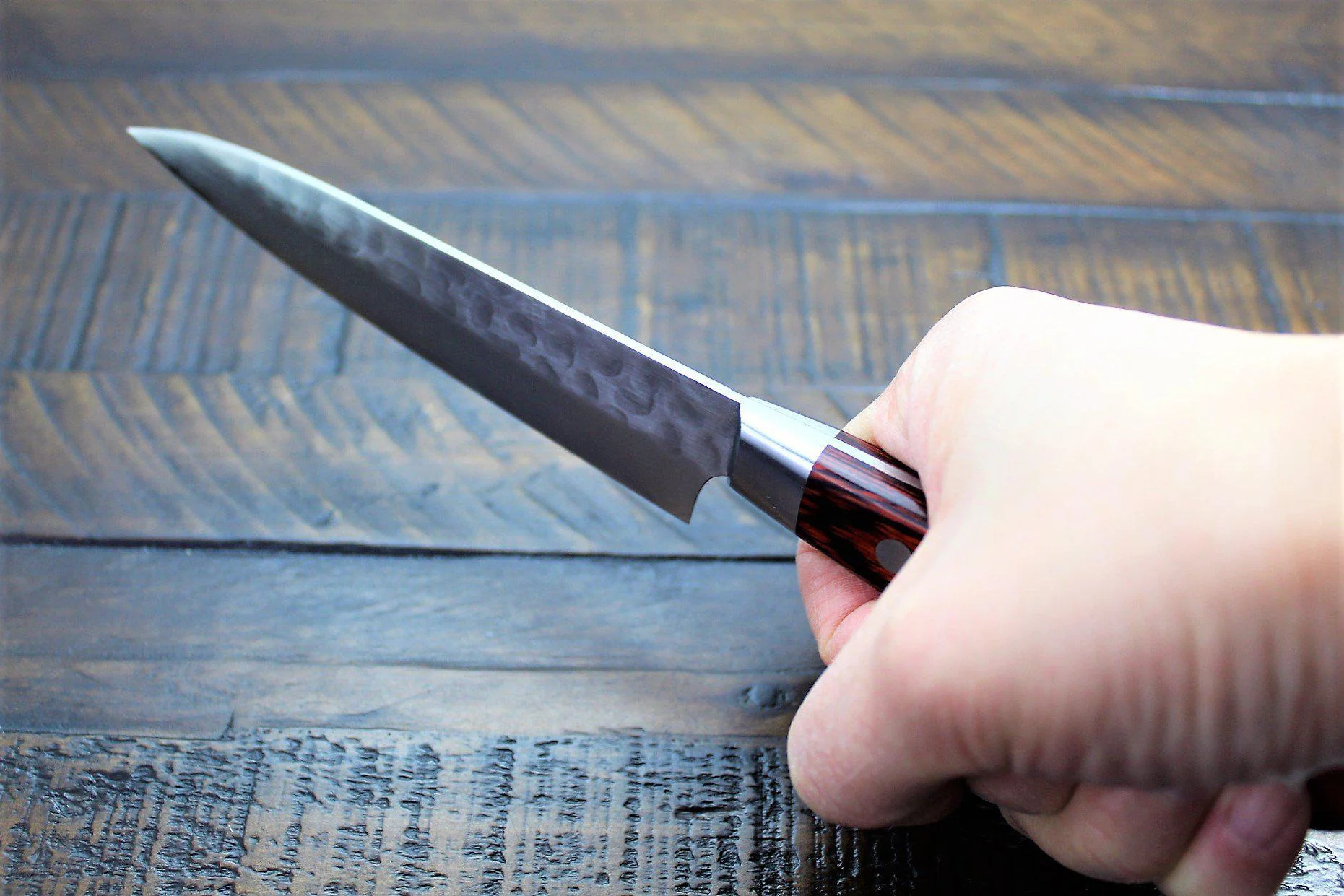 Sakai Takayuki Petty Knife 120mm (4.7") Damascus 33 Layer - Image 9