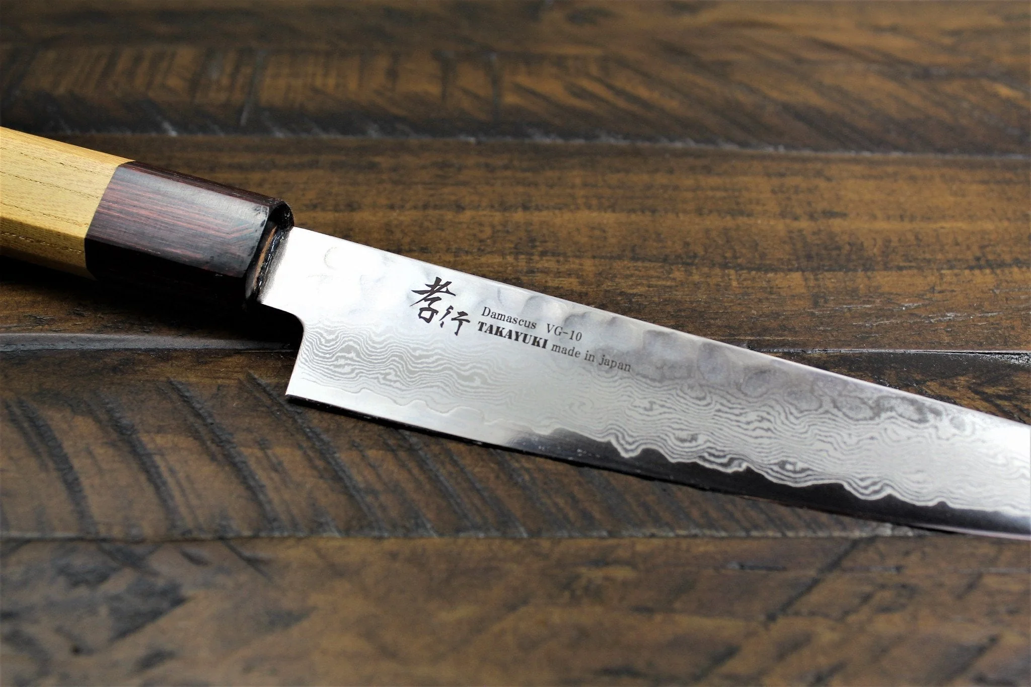 Sakai Takayuki Petty Knife 150mm (5.9") Damascus 33 Layer Japanese Handle - Image 3