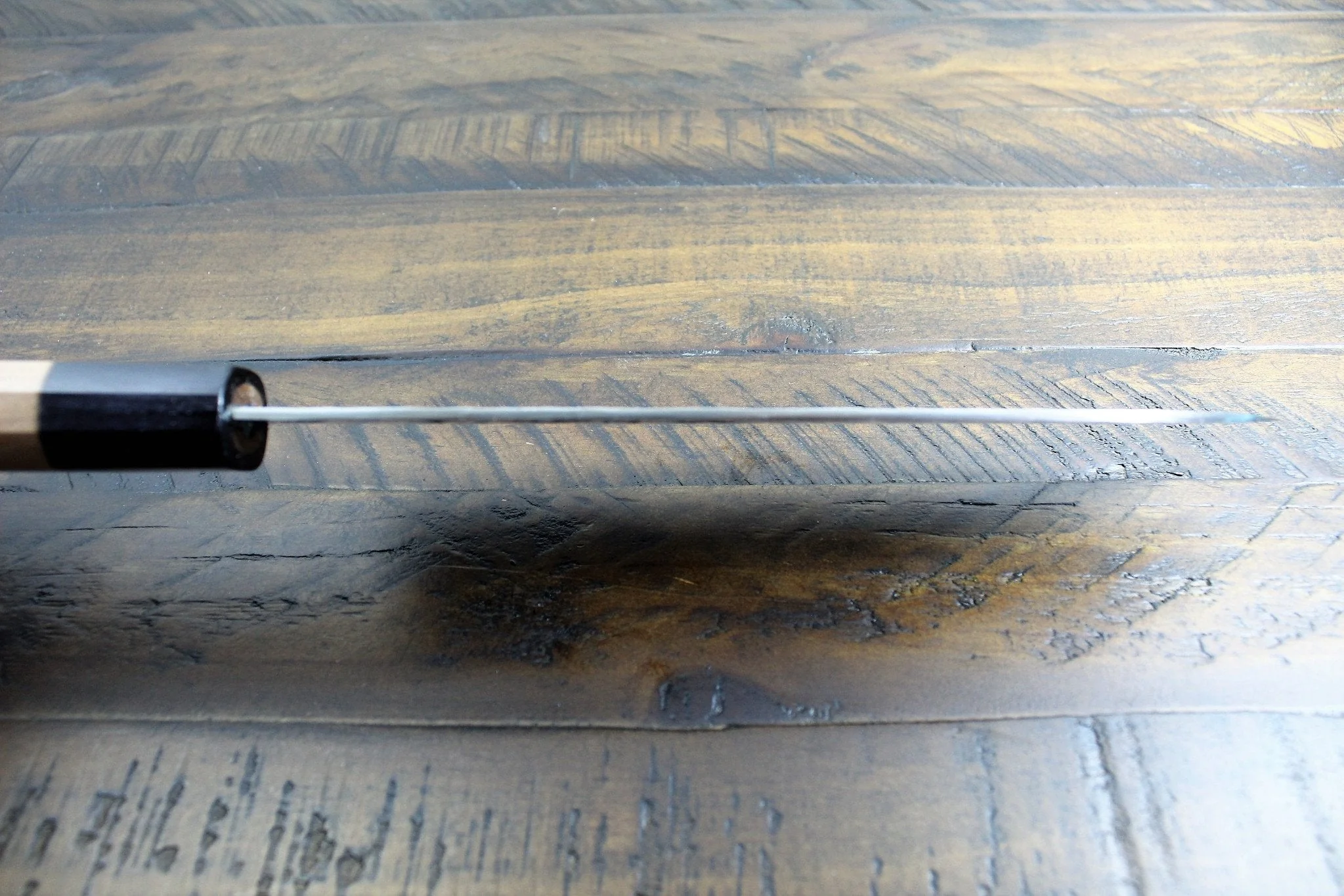 Sakai Takayuki Santoku Knife 180mm (7.1") Damascus 45 Layer with Walnut Handle - Image 7
