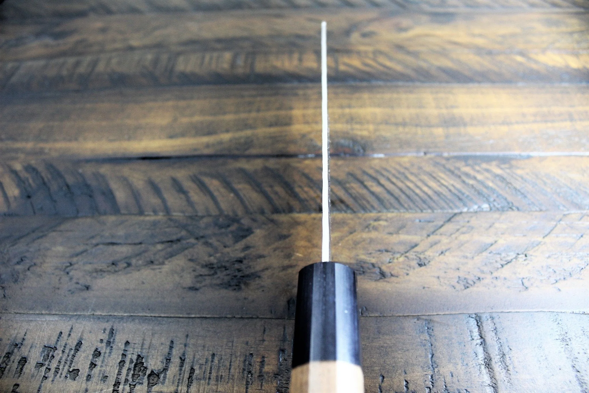 Sakai Takayuki Santoku Knife 180mm (7.1") Damascus 45 Layer with Walnut Handle - Image 8