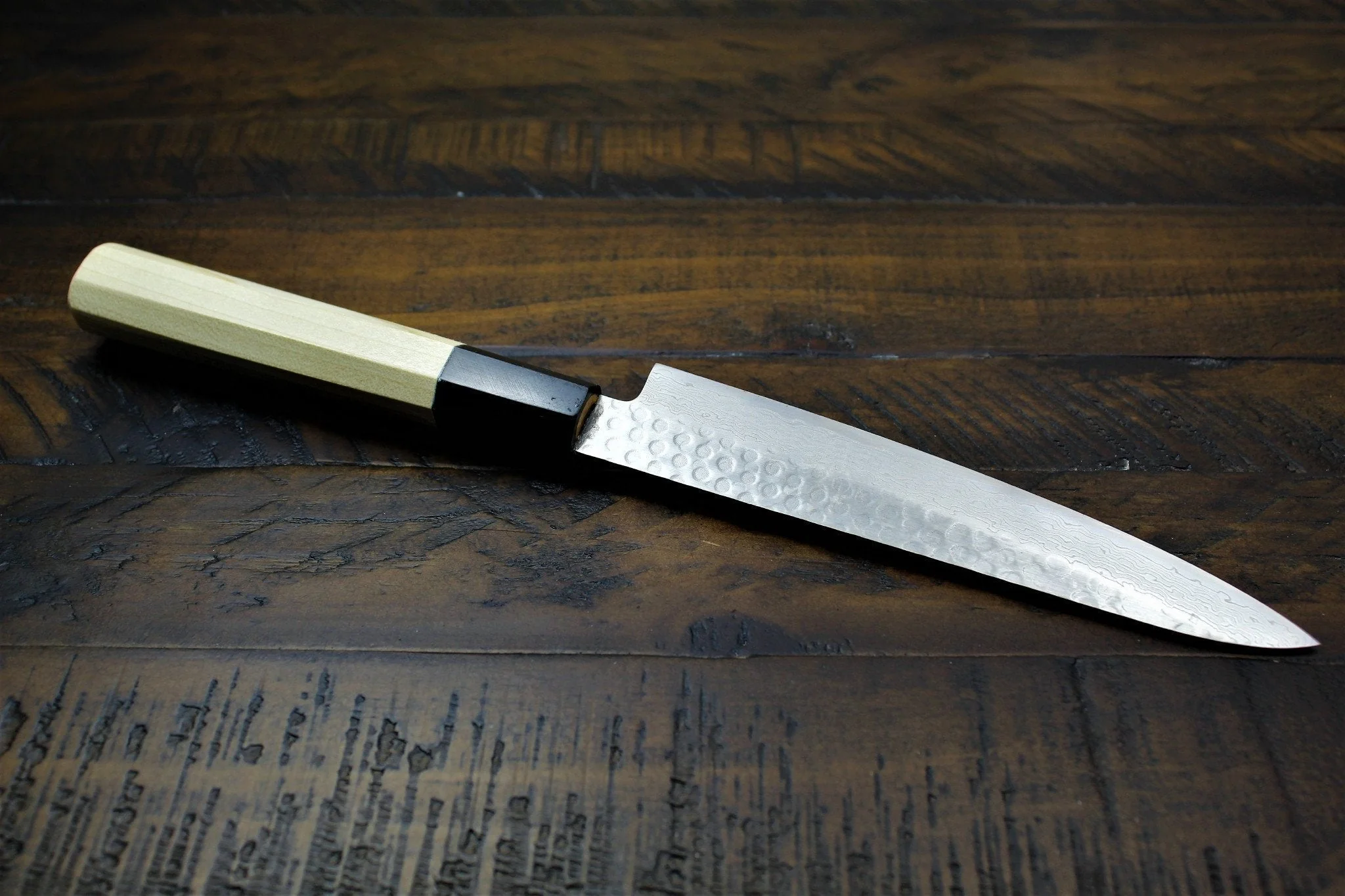 Sakai Takayuki Petty Knife 150mm (5.9") Damascus 45 Layer - Image 6