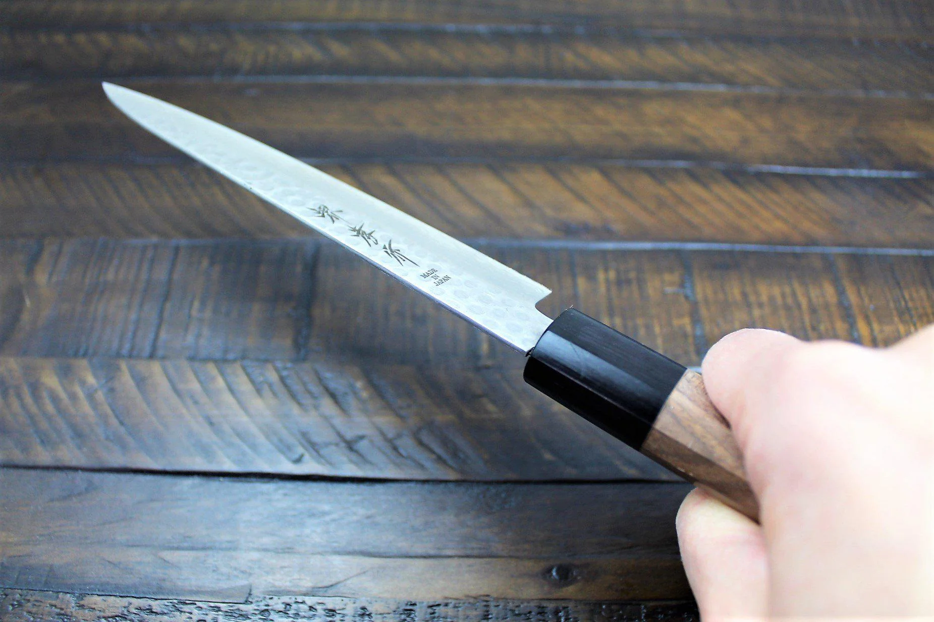 Sakai Takayuki Petty Utility Knife 150mm (5.9")Damascus 45 Layer with Walnut handle - Image 8