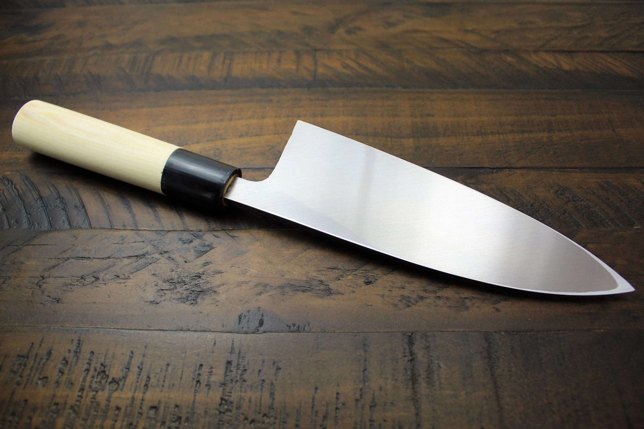Sakai Takayuki Deba Knife with Buffalo Horn Handle White Steel 135mm (5.3") - 210mm (8.2") - Image 5