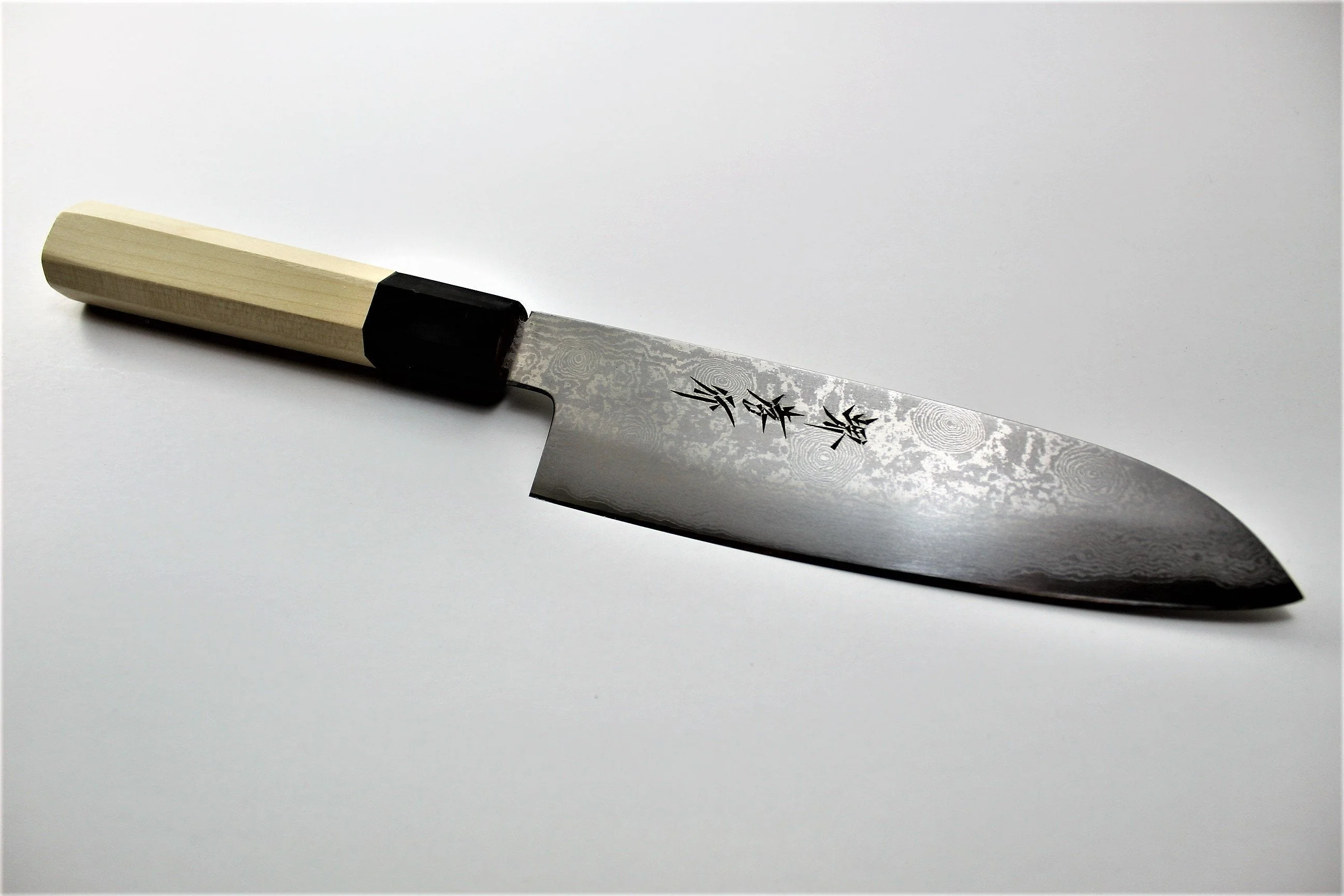 Sakai Takayuki Ginsan Damascus Santoku Knife 180mm (7.1") - Image 6