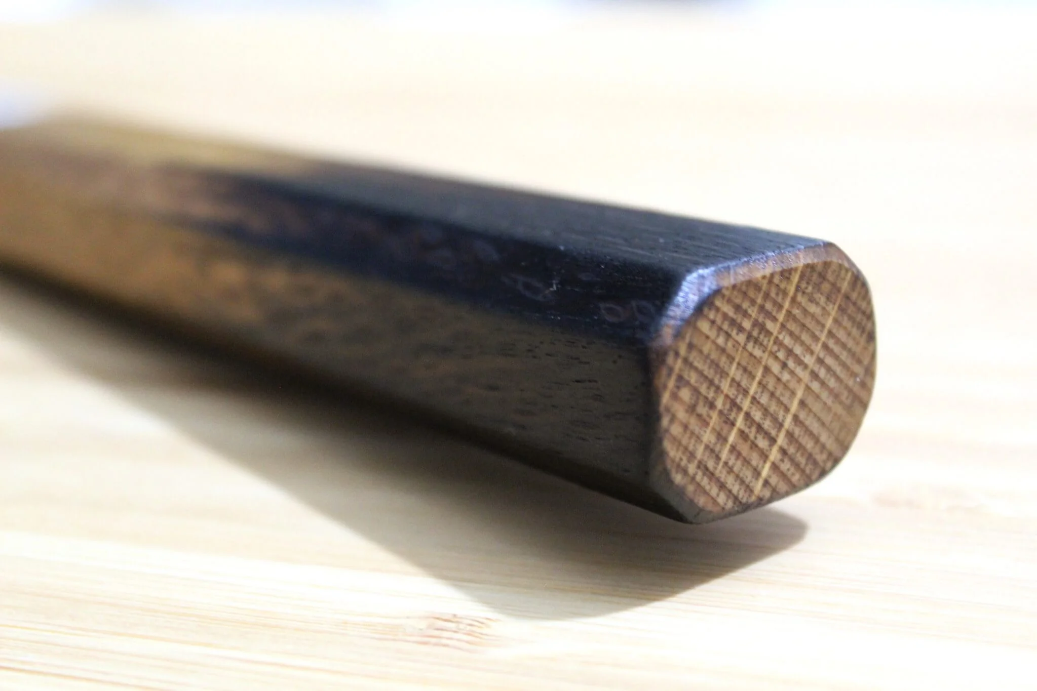 Sakai Takayuki Ginsan Nashiji 240mm Kengata Gyuto - Burnt Oak Handle - Image 11