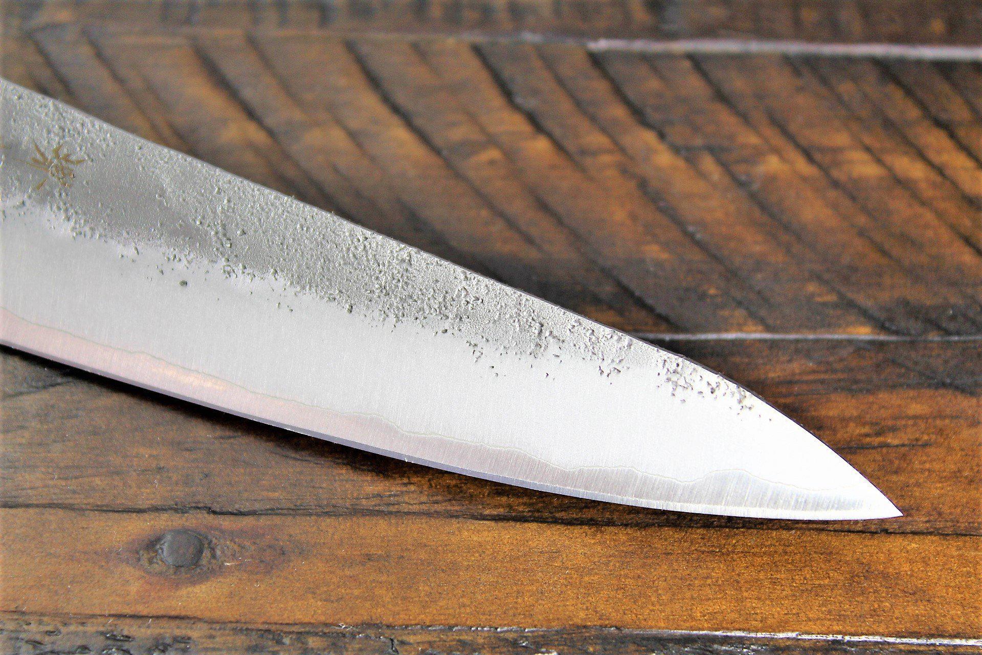 Sakai Takayuki Ginsan Nashiji Petty Knife 135mm (5.3") - Image 4
