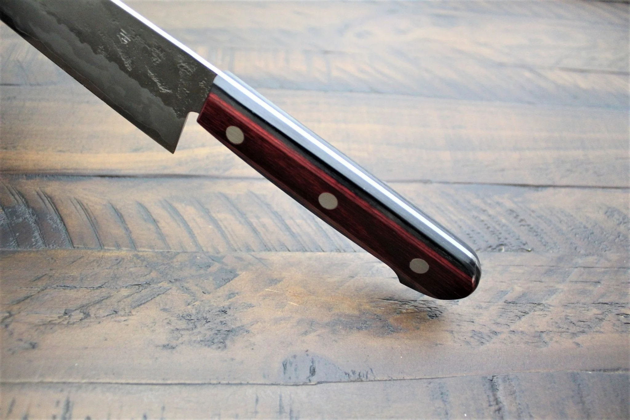 Sakai Takayuki Ginsan Nashiji Santoku Knife 180mm (7.1") - Image 11