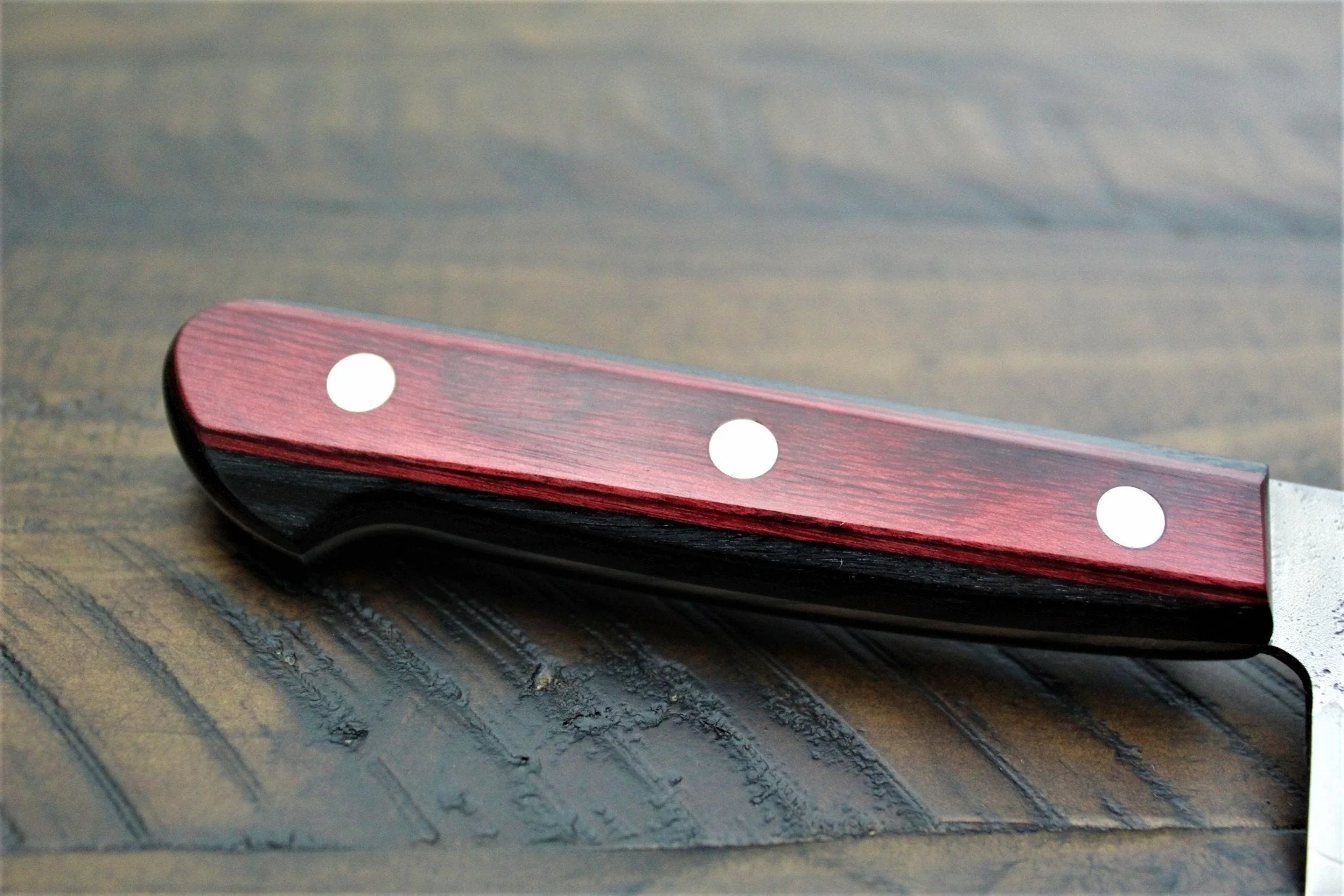 Sakai Takayuki Ginsan Nashiji Santoku Knife 180mm (7.1") - Image 5