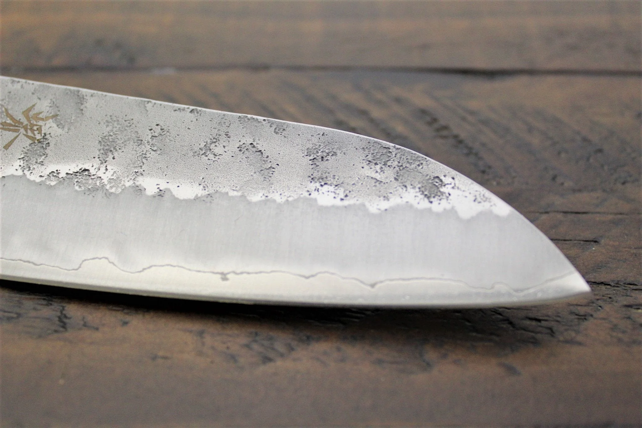 Sakai Takayuki Ginsan Nashiji Santoku Knife 180mm (7.1") - Image 6
