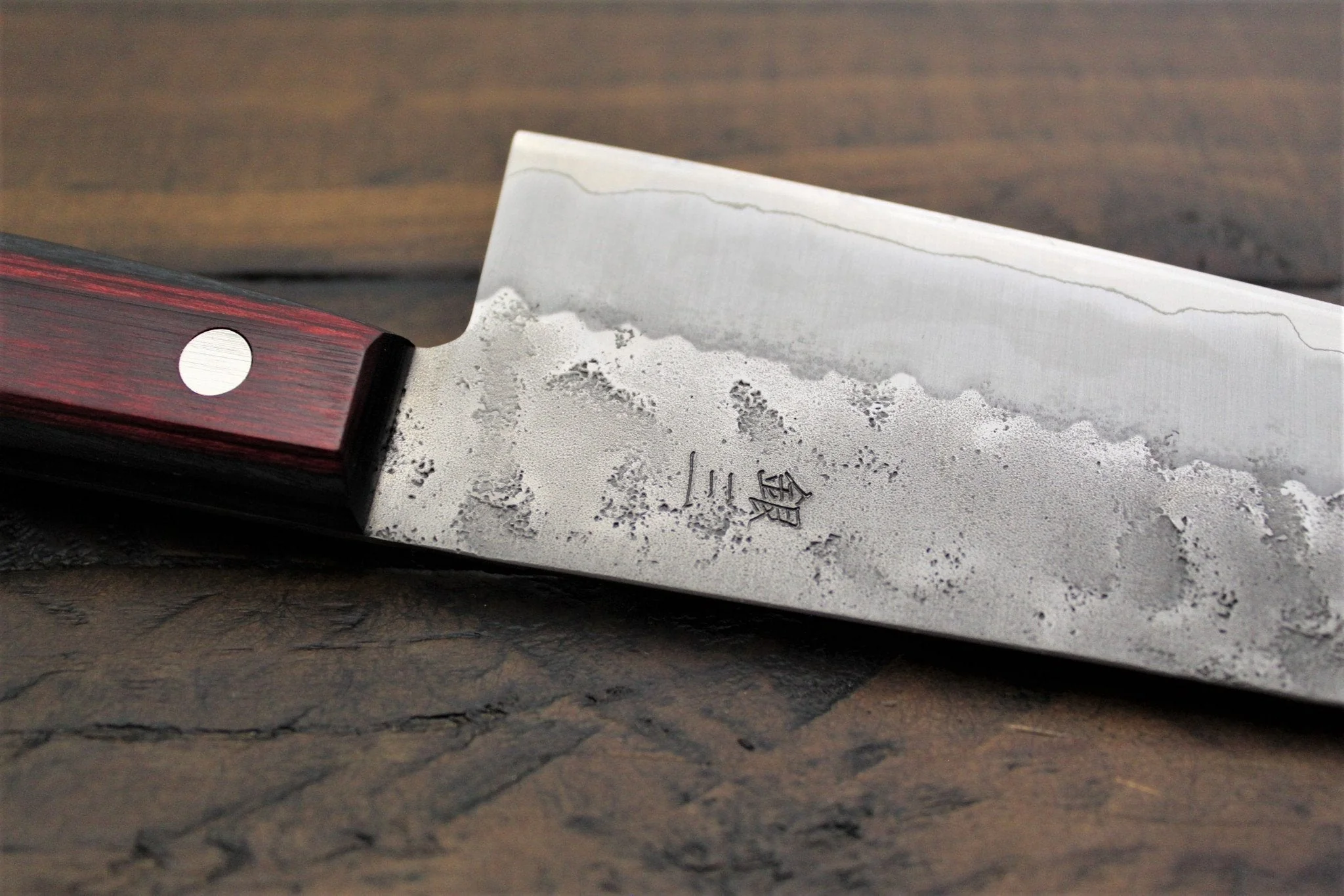 Sakai Takayuki Ginsan Nashiji Santoku Knife 180mm (7.1") - Image 8