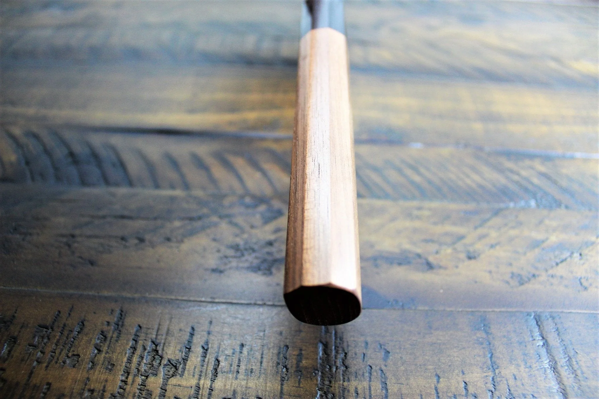Sakai Takayuki Kurouchi Aoniko Blue Steel #2 Gyuto 210mm (8.3") - Walnut Handle - Image 7