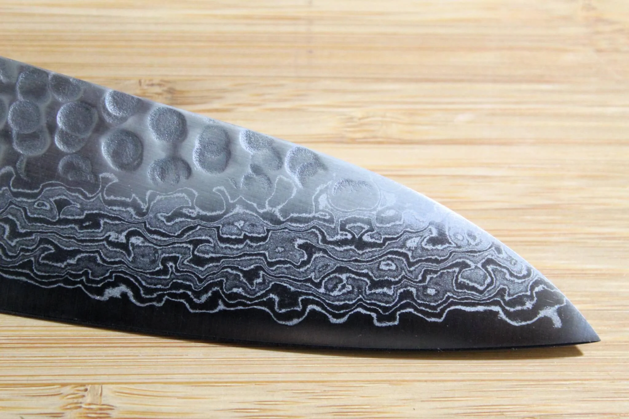 Sakai Takayuki 45-Layer Hammered Damascus 240mm Gyuto (AUS-10 Steel) - Image 4
