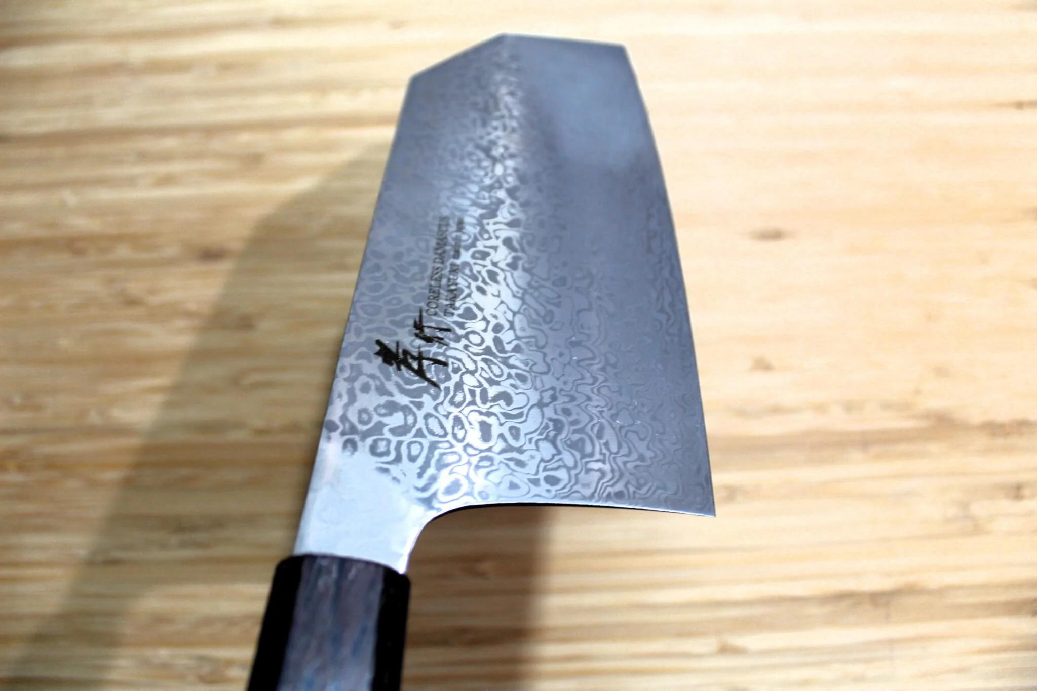 Sakai Takayuki Habahiro Bunka Knife 195 mm (7.6") VG10-VG2 Coreless Damascus - Image 9