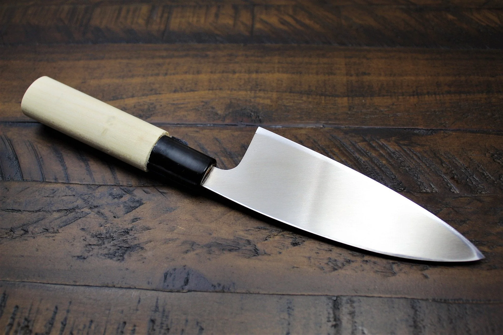 Sakai Takayuki Small Deba Knife / Ajikiri 120mm (4.7") INOX Molybdenum Stainless Steel - Image 5