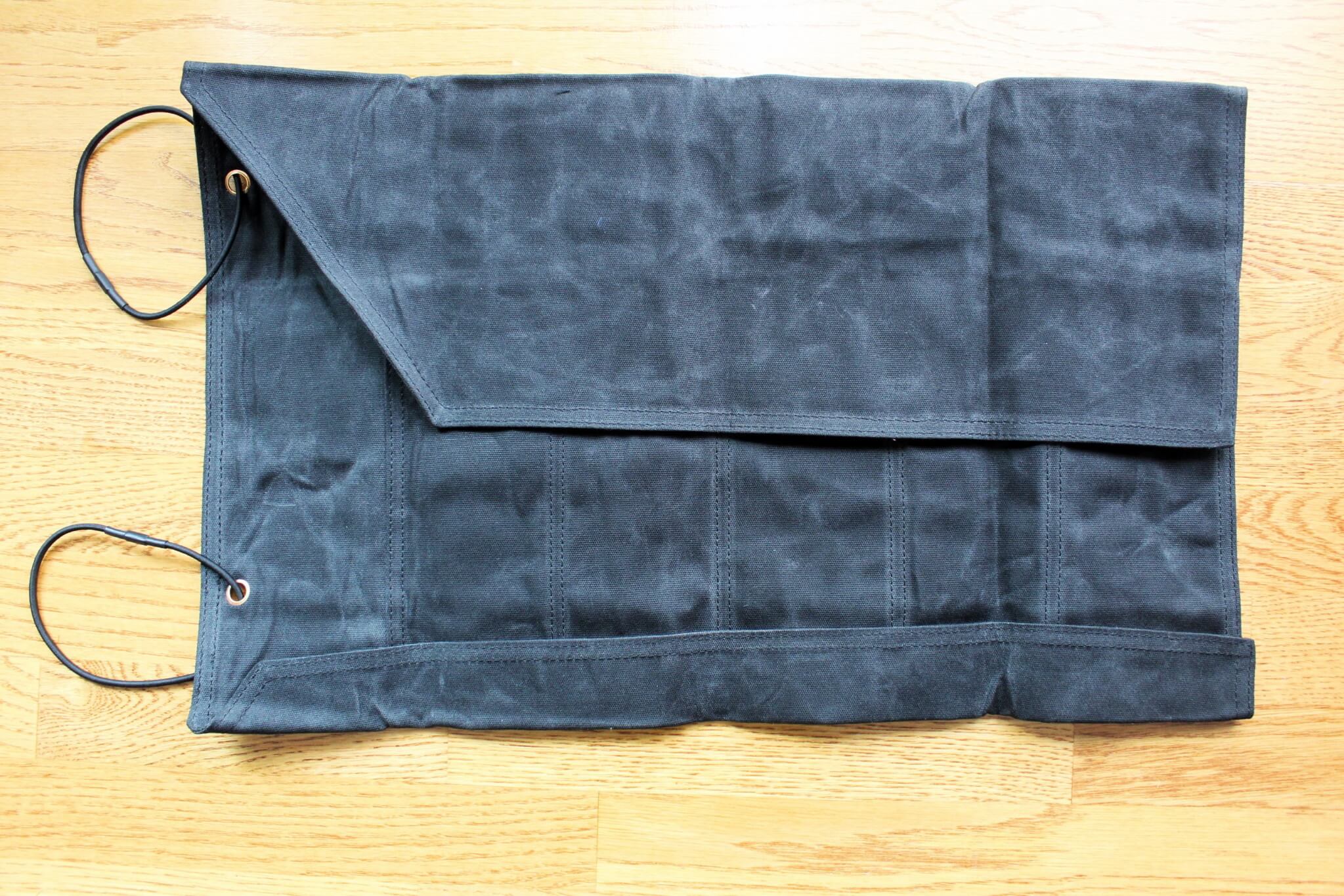 Sakai Takayuki Japanese Canvas Knife Roll Carry Bag for 5 Knives - Image 6