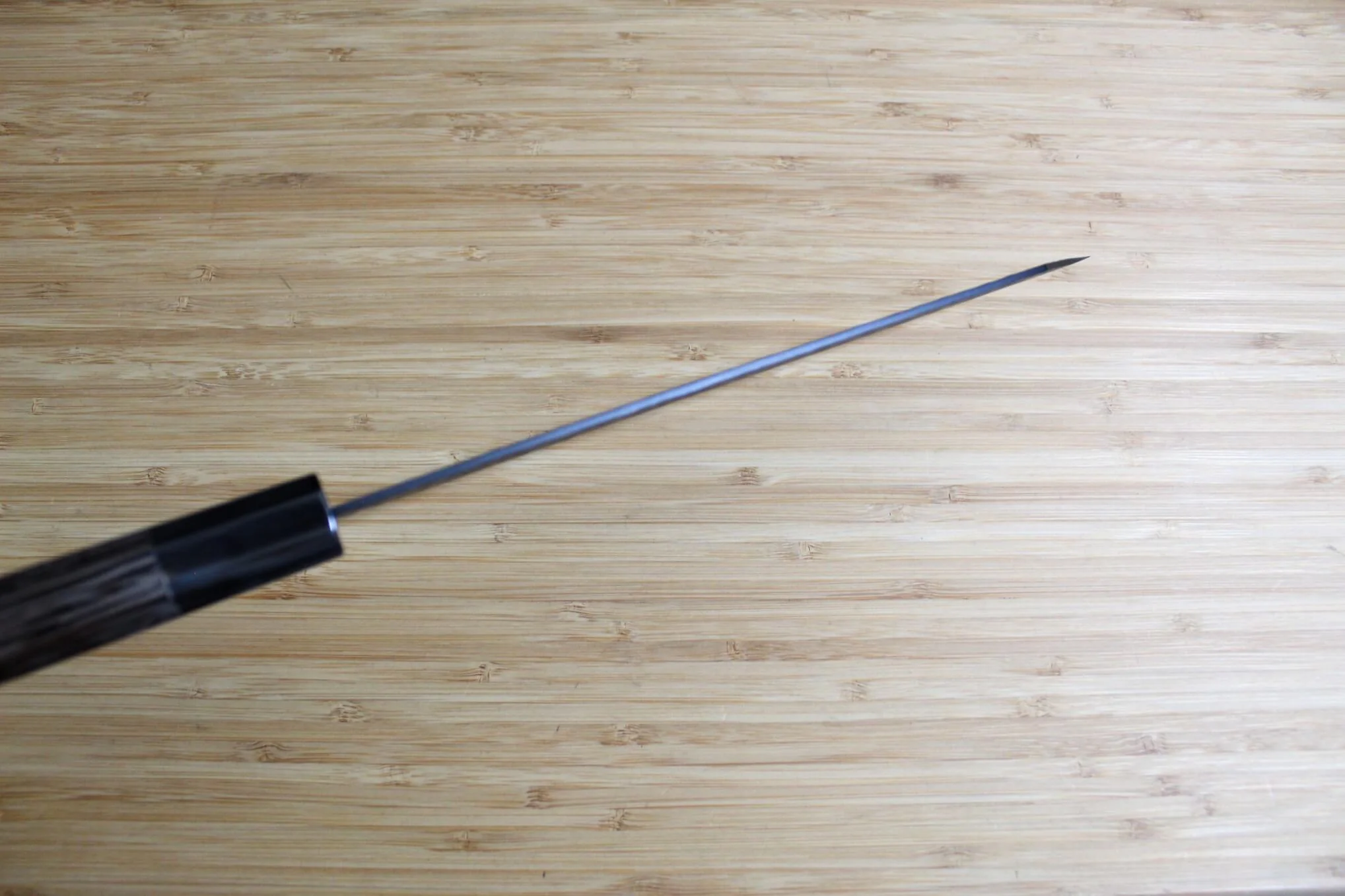 Sakai Takayuki Kurokage VG10 Hammered 190mm Kengata Gyuto - Non-Stick Finish - Image 6