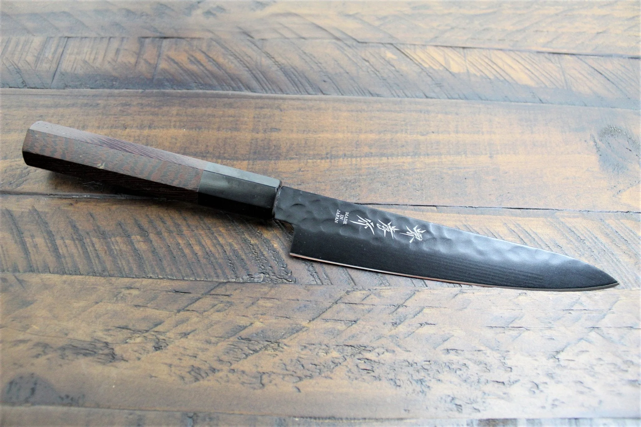 Sakai Takayuki Petty Knife with Wenge Handle 150mm (5.9" ) Kurokage VG-10 with Non Stick Coating