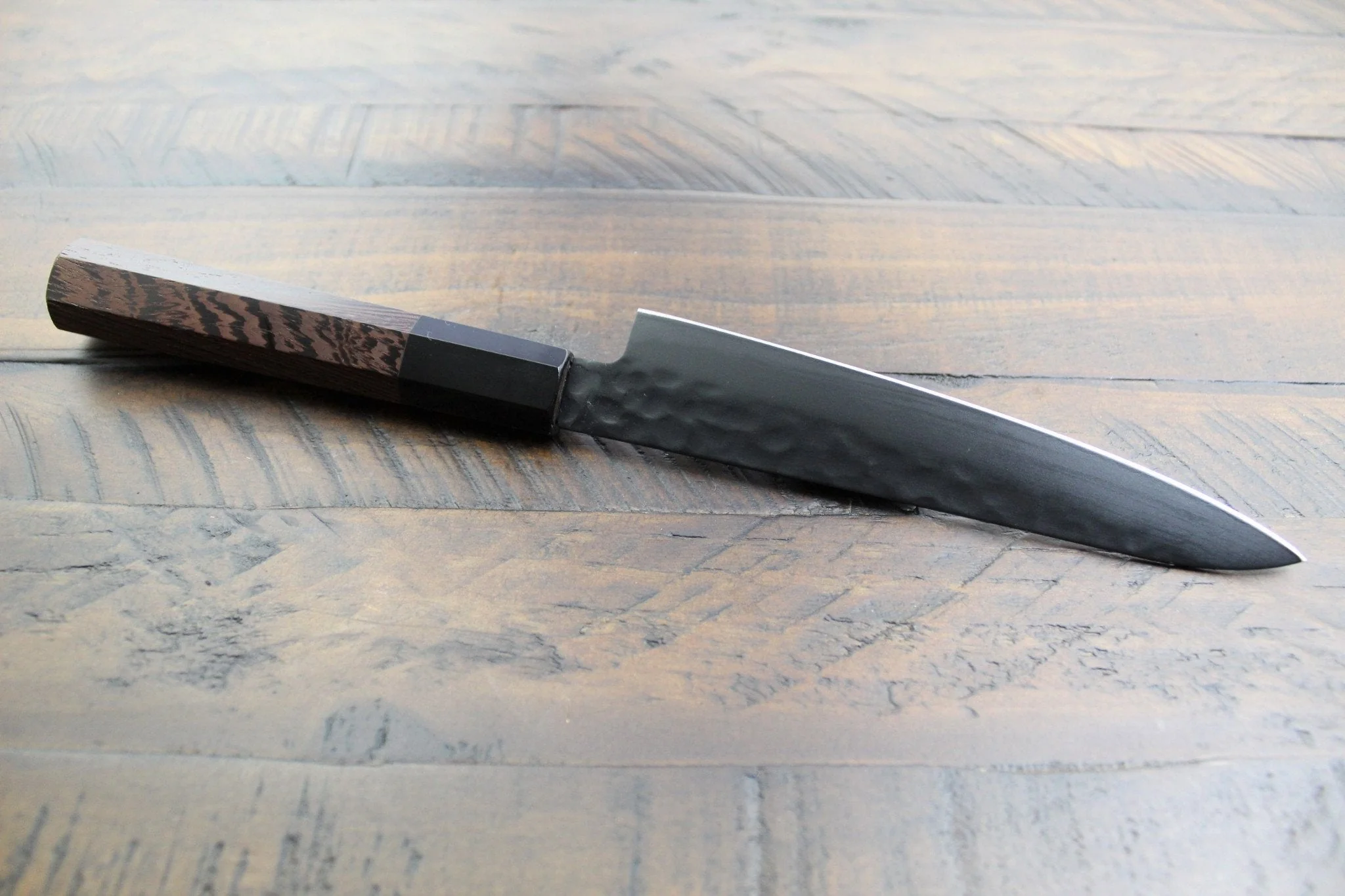 Sakai Takayuki Petty Knife with Wenge Handle 150mm (5.9" ) Kurokage VG-10 with Non Stick Coating - Image 5