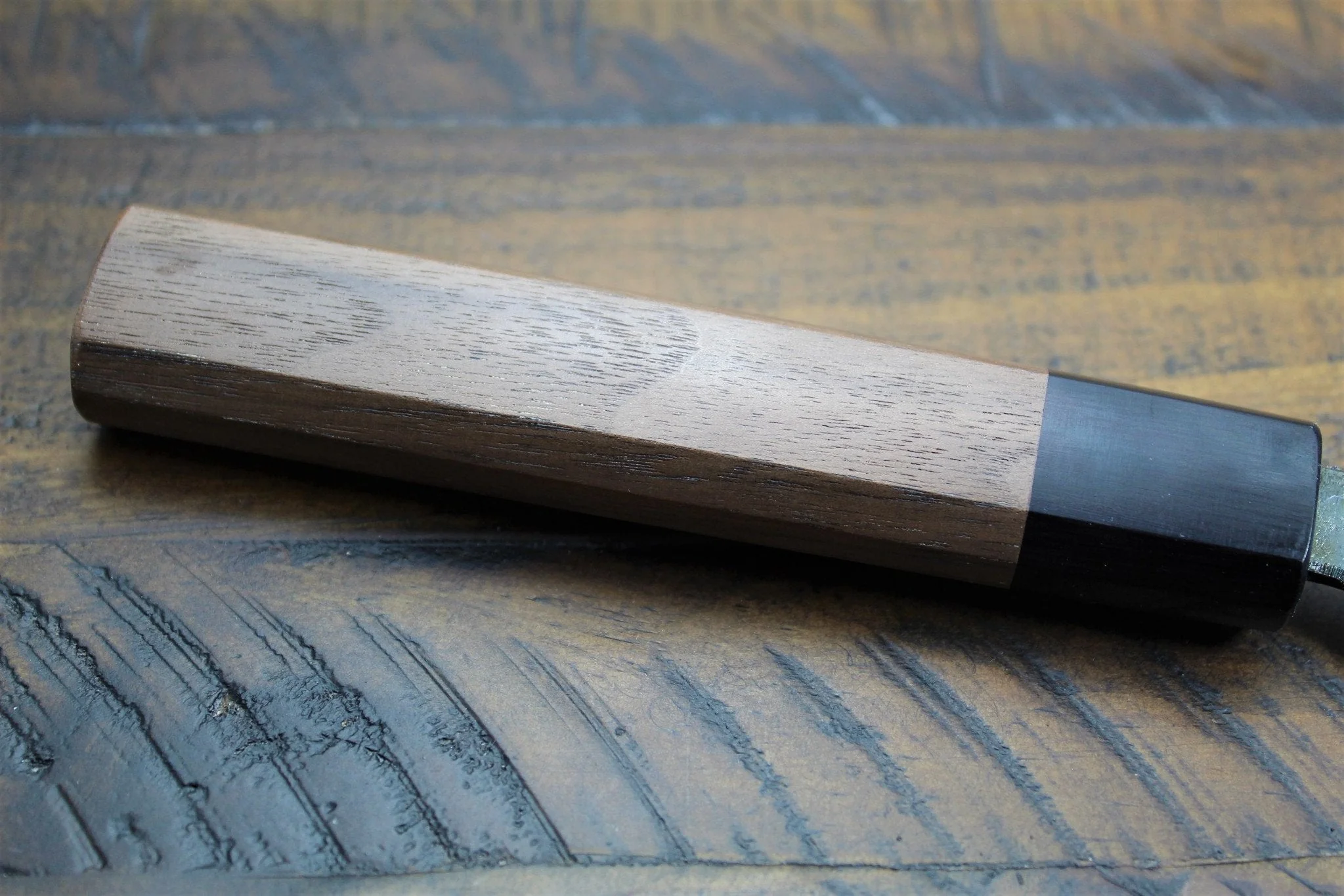 Sakai Takayuki Santoku 170mm (6.7") Kurouchi Aoniko / Blue Steel #2 - Image 4