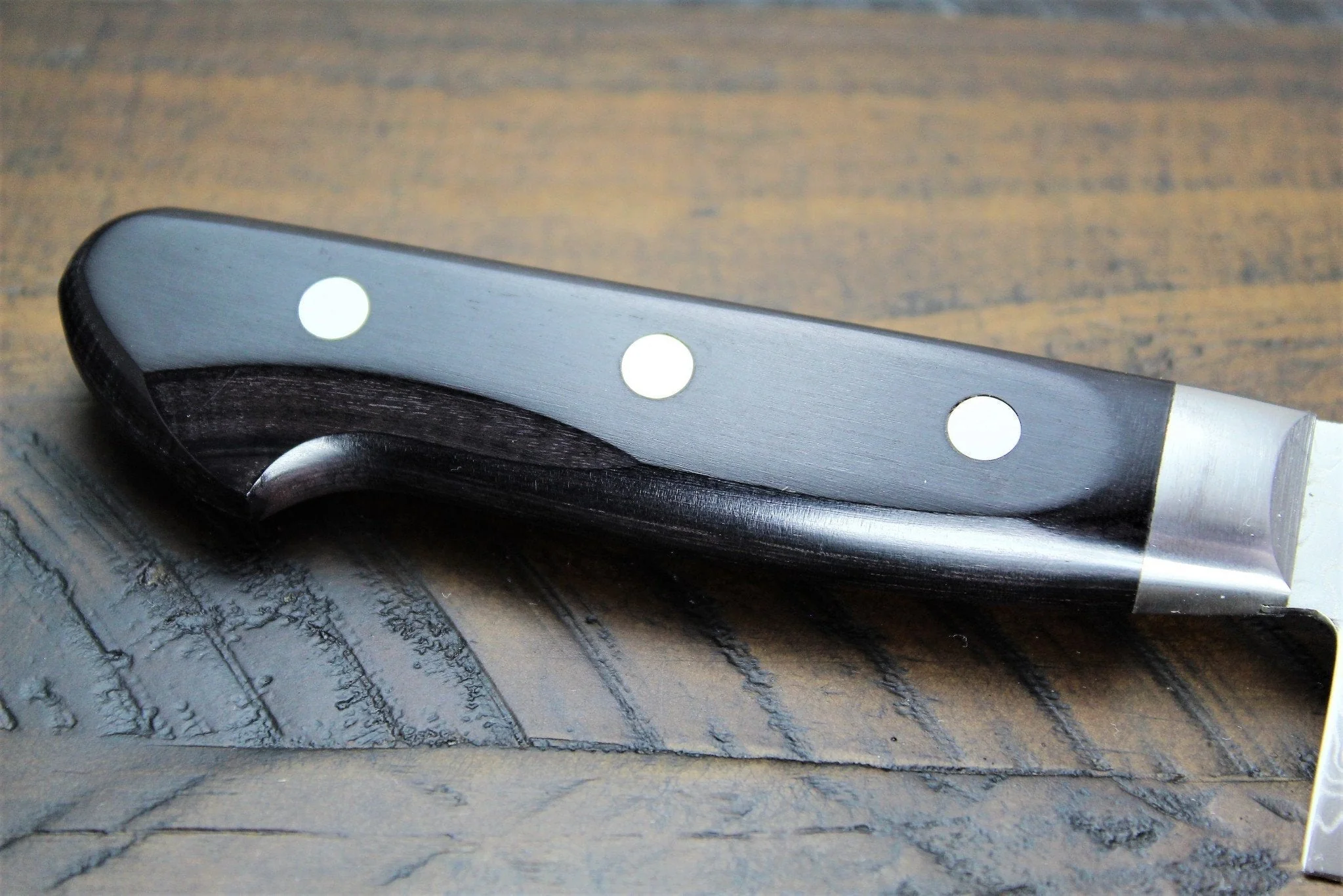 Sakai Takayuki 45 Layer Damascus Nakiri Knife 160mm (6.3") Mirror Finish - Image 4