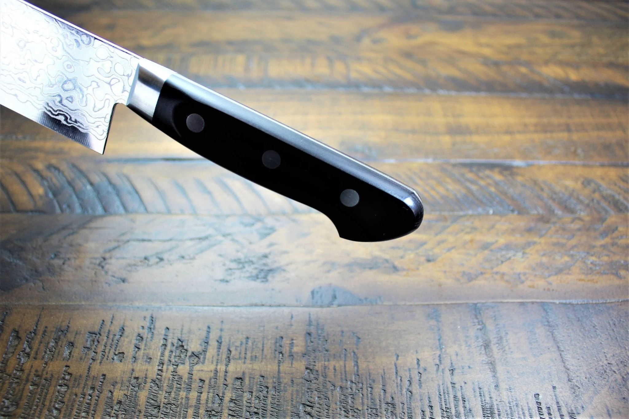 Sakai Takayuki 45 Layer Damascus Nakiri Knife 160mm (6.3") Mirror Finish - Image 9