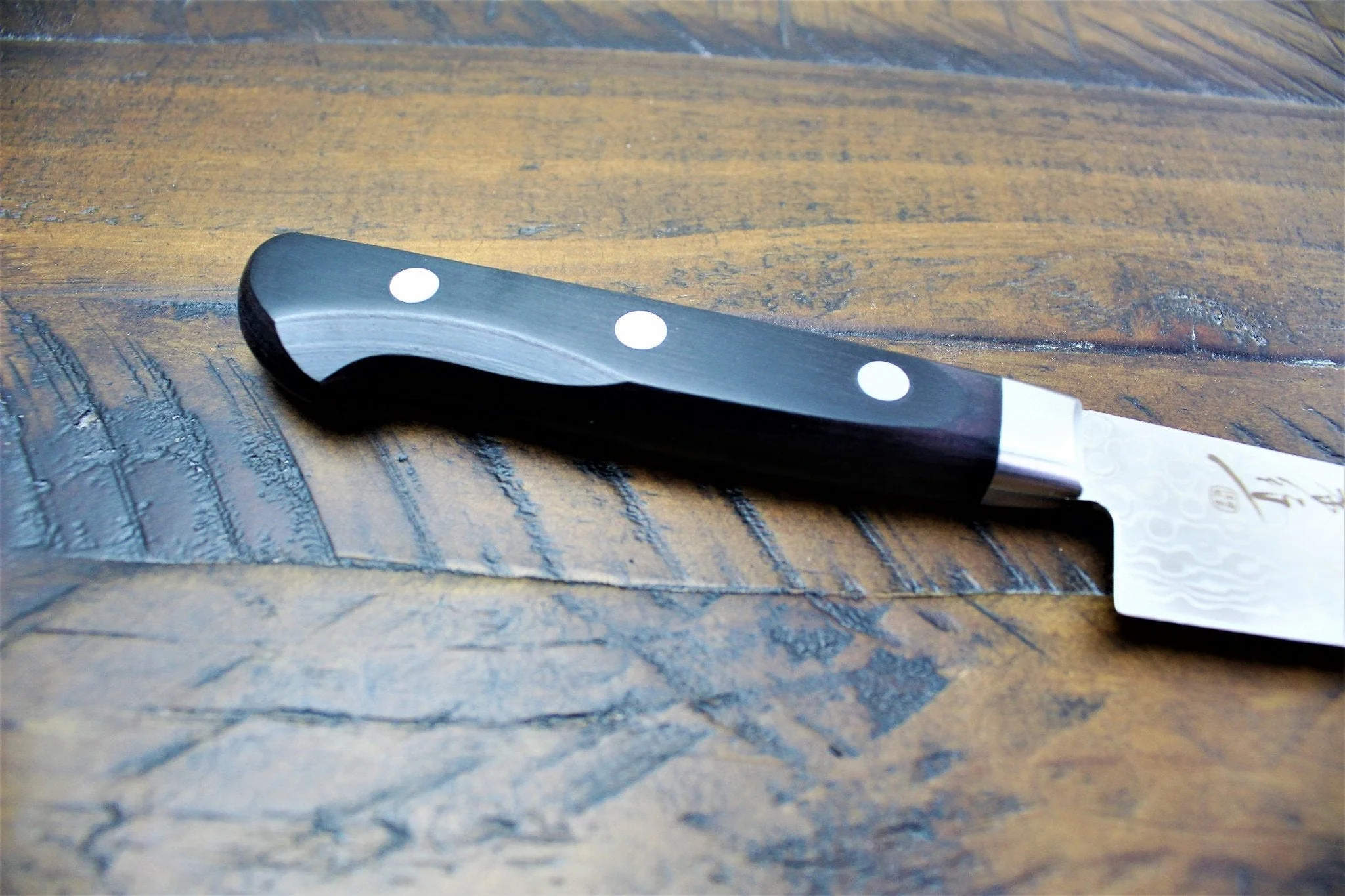 Sakai Takayuki Petty Knife 135mm (5.3") Mirror Damascus 45 Layer - Image 3