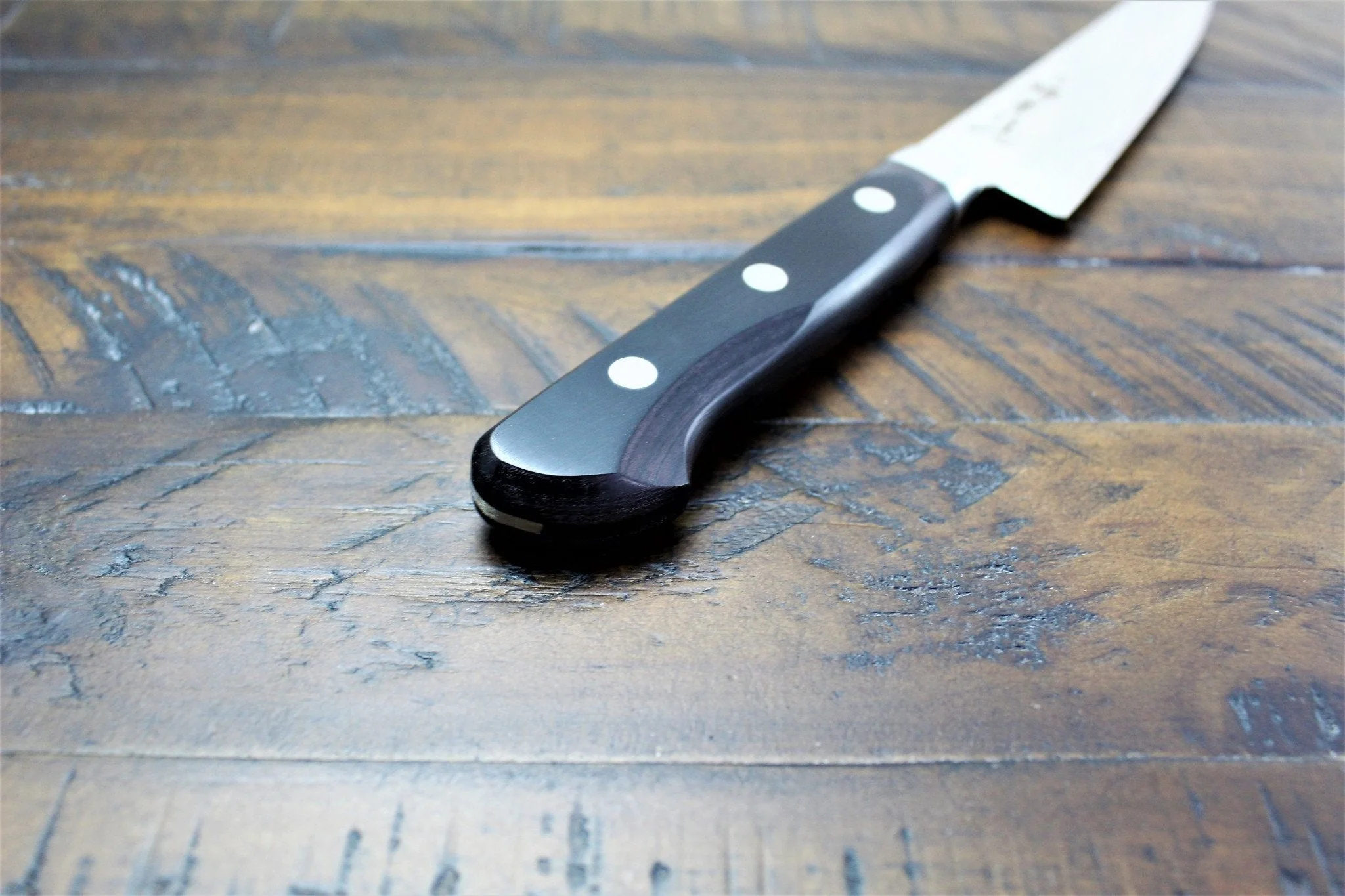 Sakai Takayuki Petty Knife 135mm (5.3") Mirror Damascus 45 Layer - Image 7