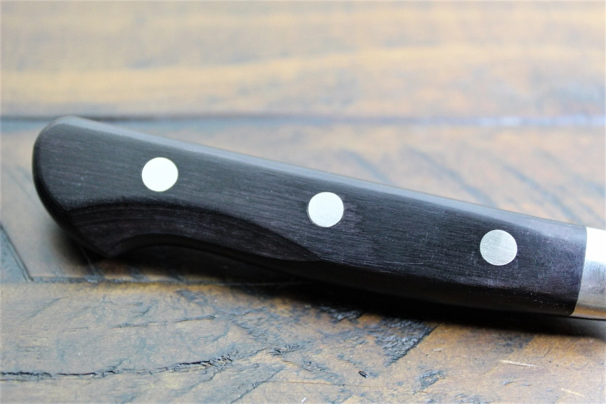 Sakai Takayuki Petty / Paring Knife 80mm (3.2") Mirror Damascus 45 Layer - Image 4