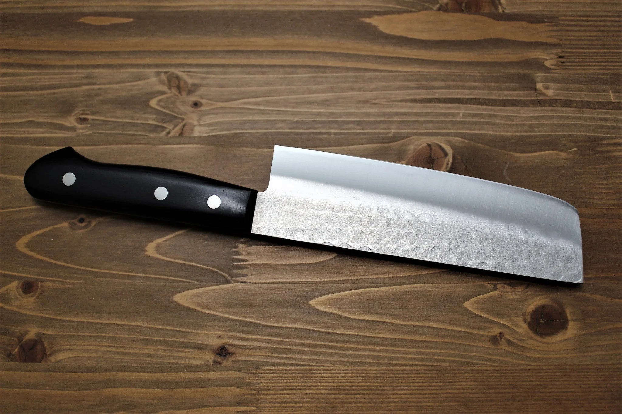 Sakai Takayuki Nakiri Knife 165mm (6.5") Aoniko Warikomi - Image 5
