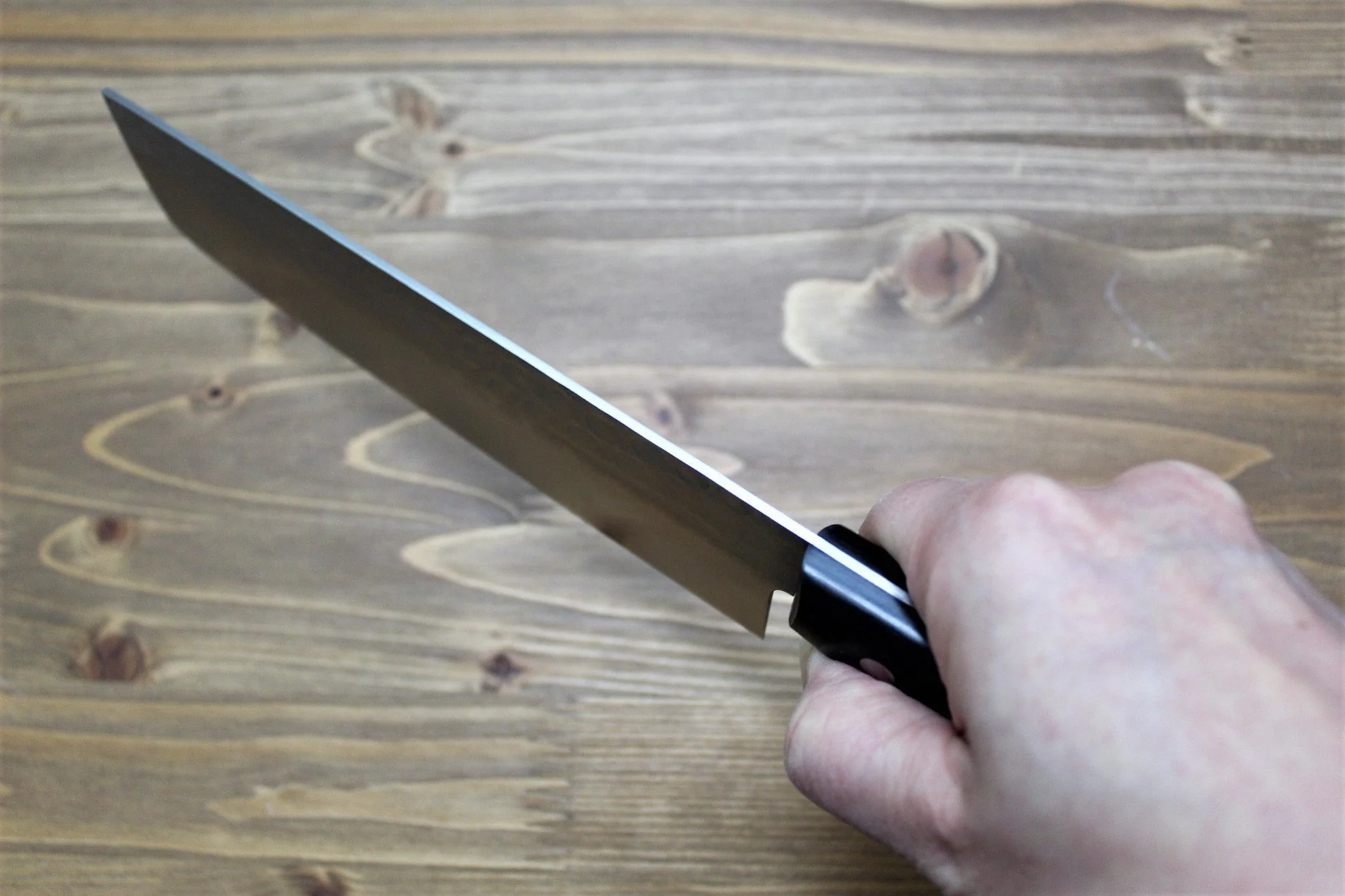 Sakai Takayuki Nakiri Knife 165mm (6.5") Aoniko Warikomi - Image 8