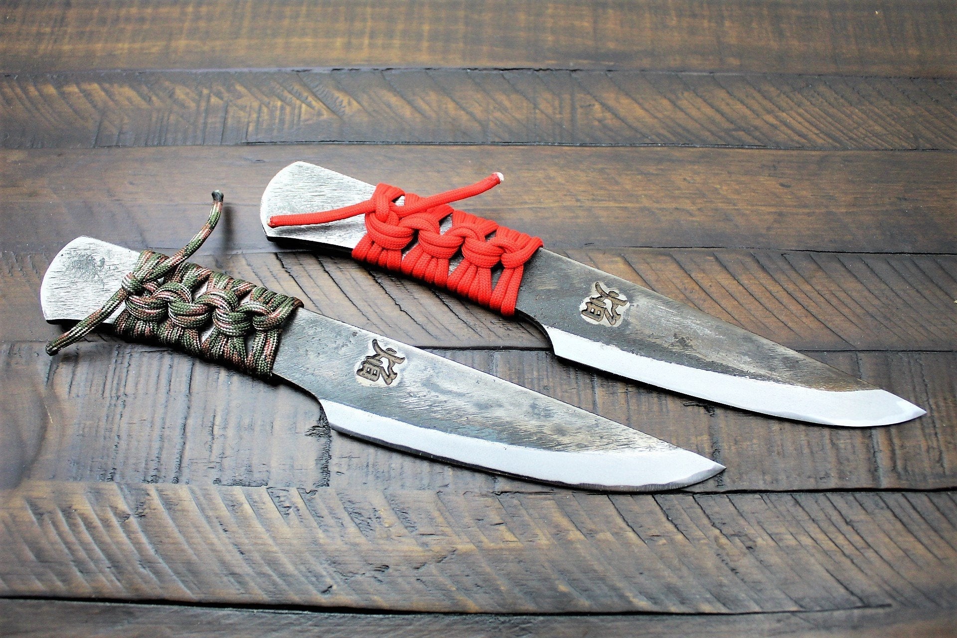Sakai Takayuki Outdoor Knife Aoniko Blue Steel #2 with Saya - Homura - Image 7