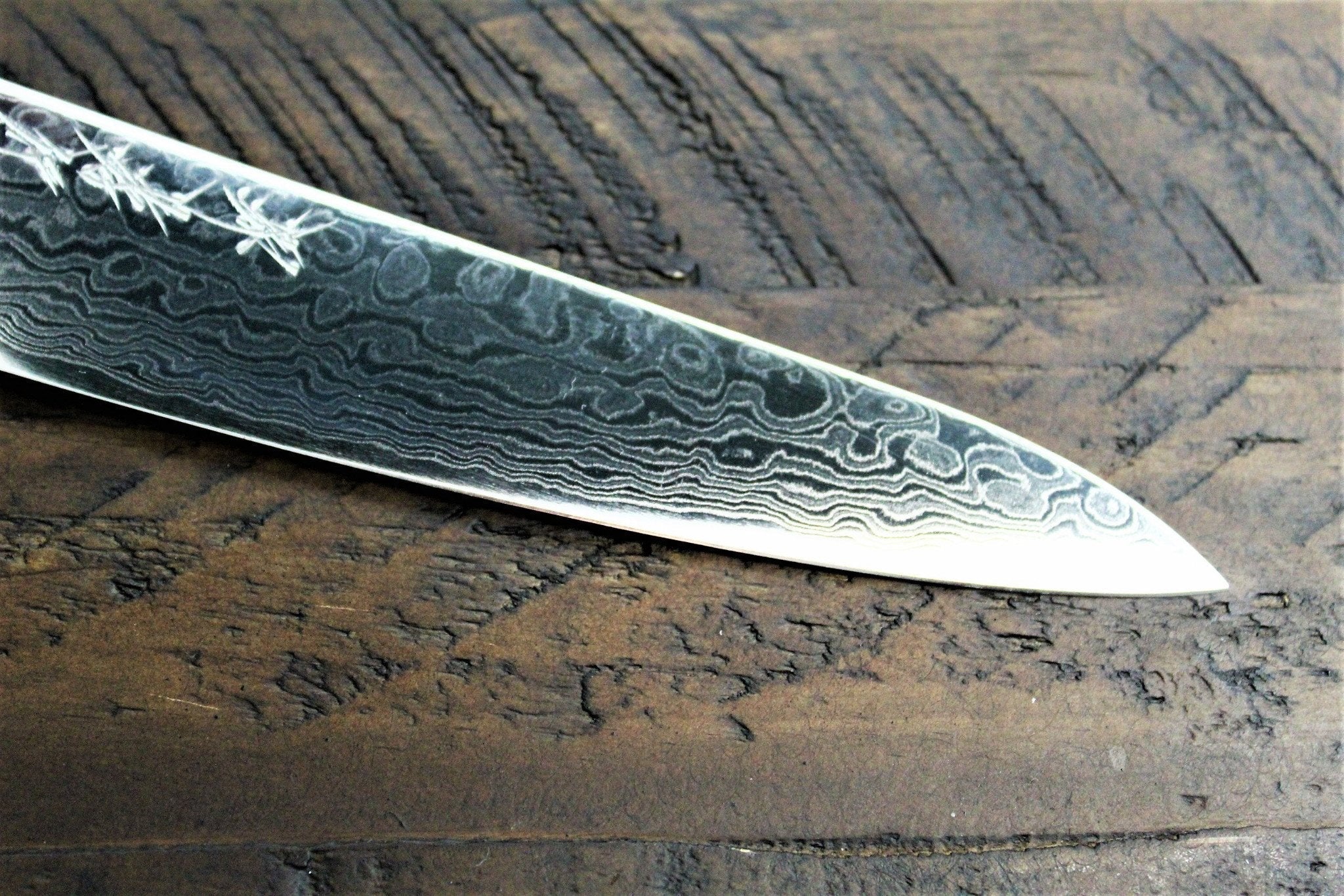 Sakai Takayuki Petty Knife 135 mm (5.3") / 150mm (5.9") Damascus 69 Layer - Ginga - Image 4