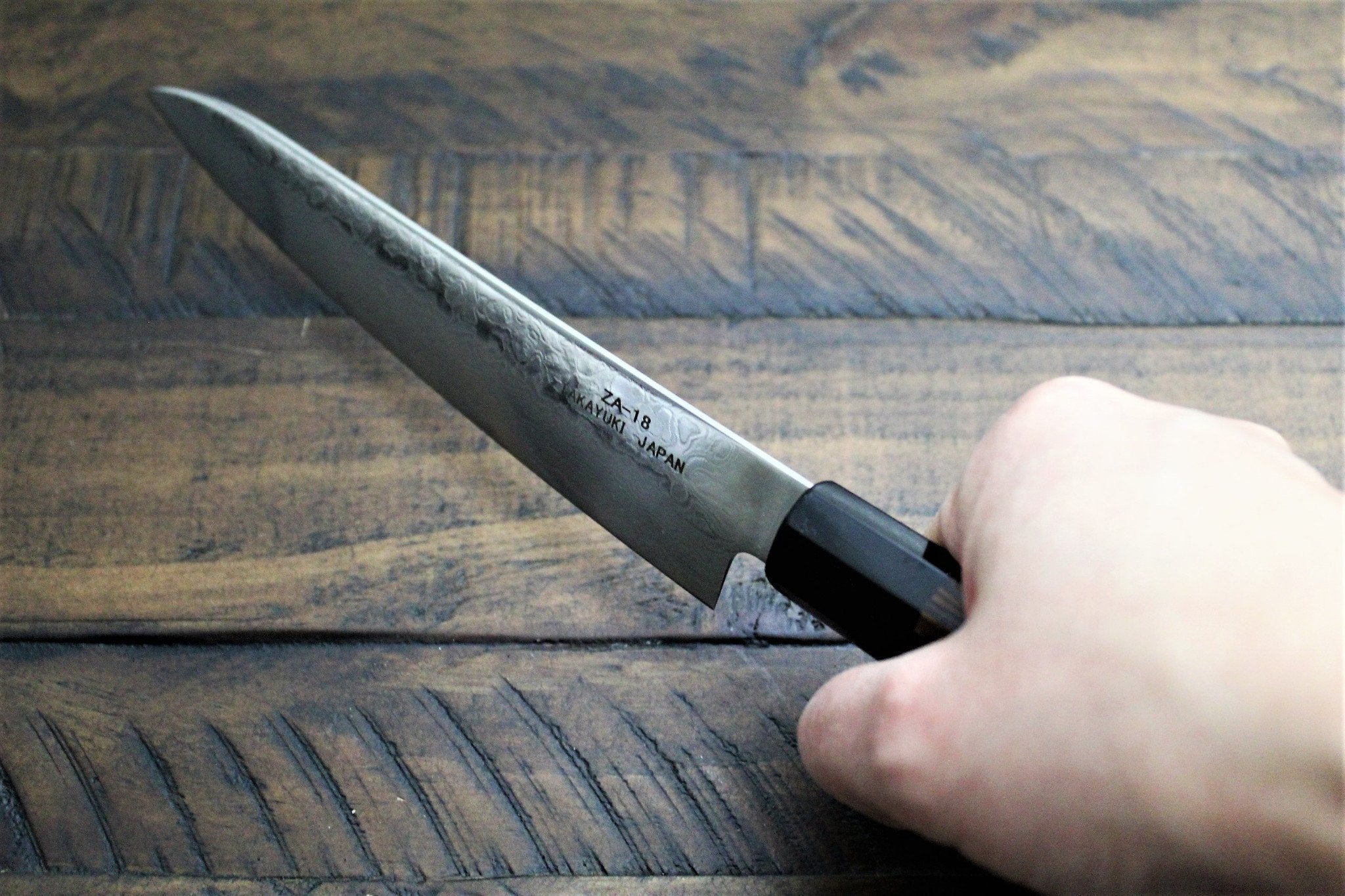 Sakai Takayuki Petty Knife 135 mm (5.3") / 150mm (5.9") Damascus 69 Layer - Ginga - Image 9