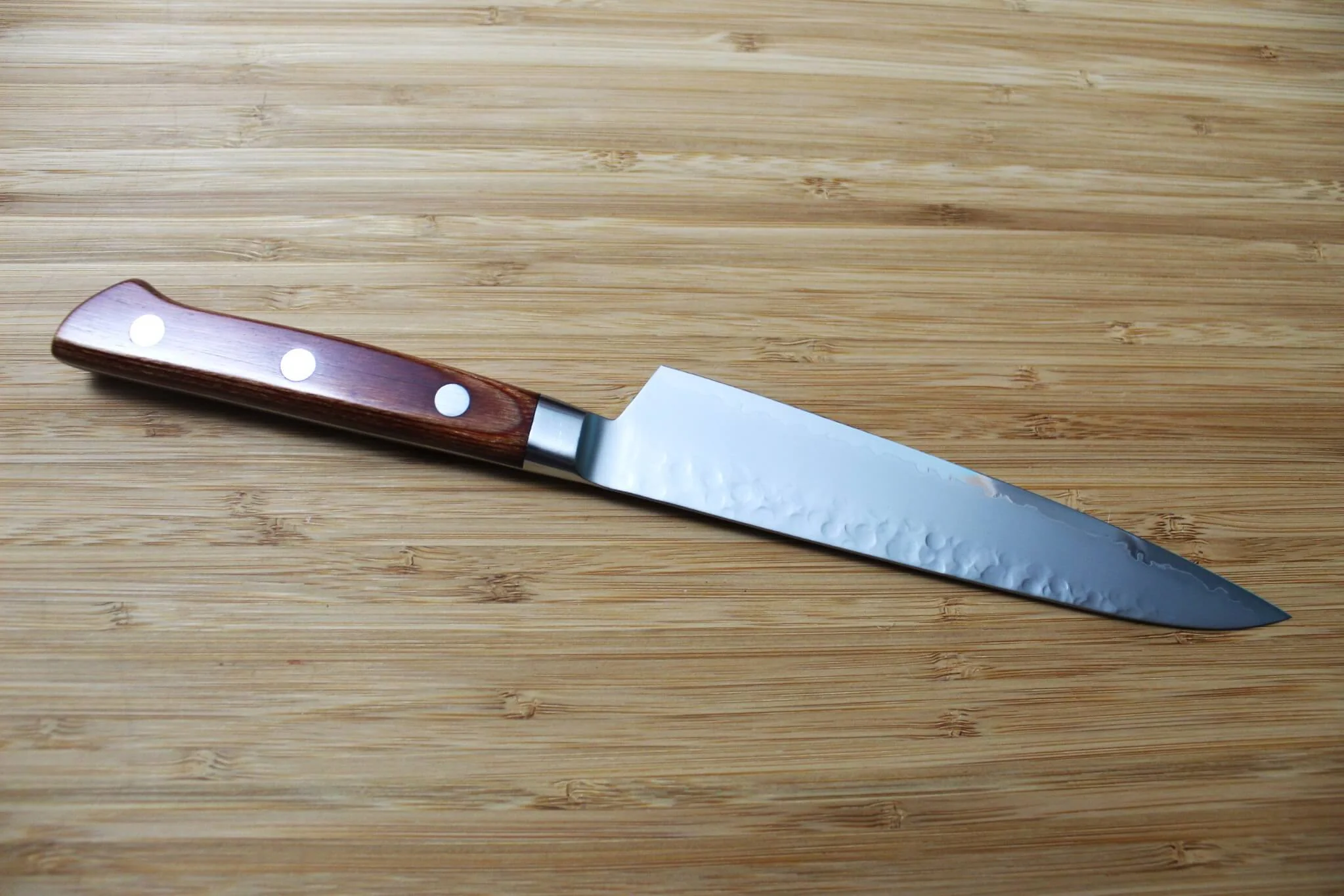 Sakai Takayuki Petty Knife 150mm (5.9") VG-5 with Wood Handle - Image 5