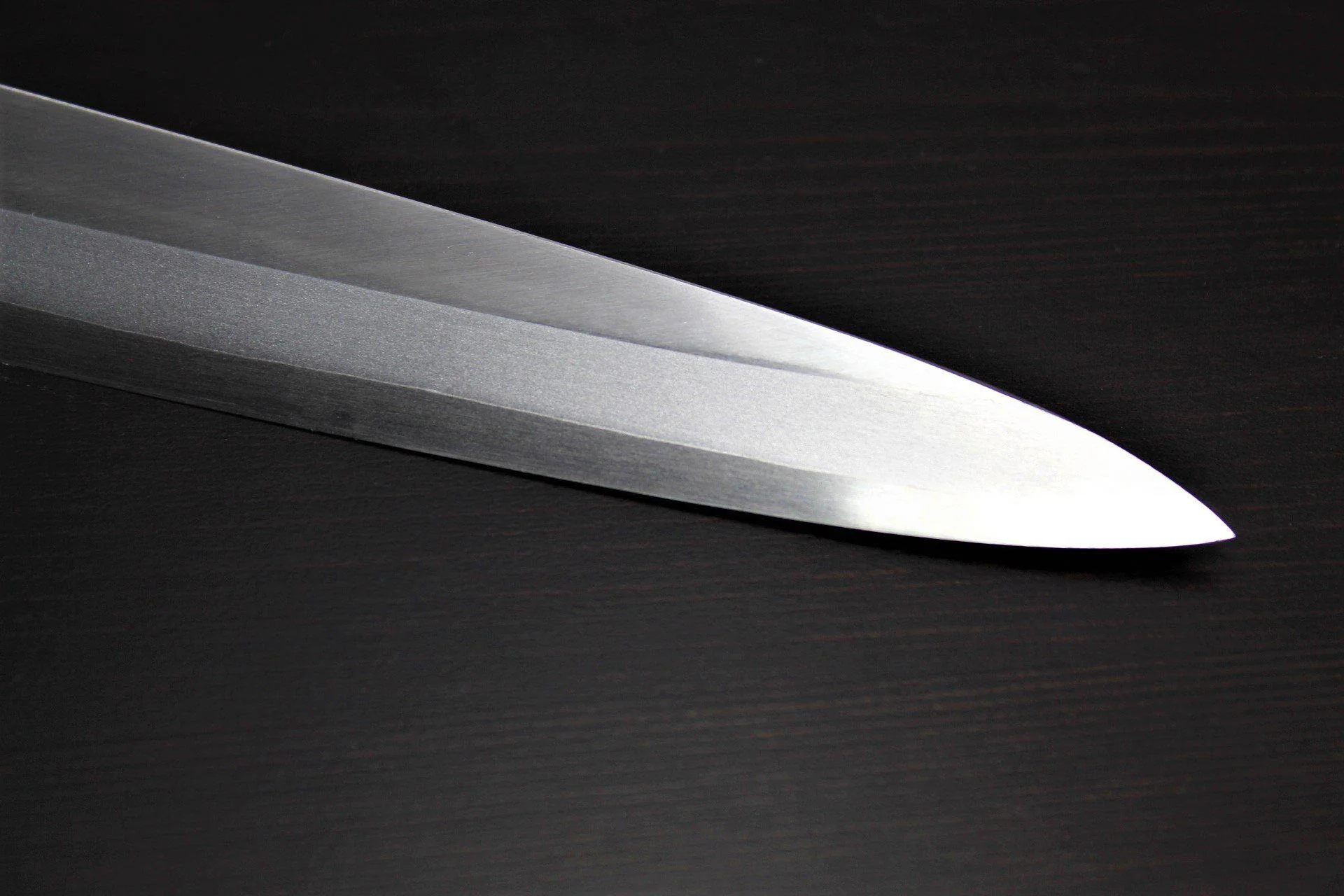 Sakai Takayuki Shobu Knife 240mm (9.4") with Saya - Shikisai Hikari - Molybdenum Stainless Steel - Image 5